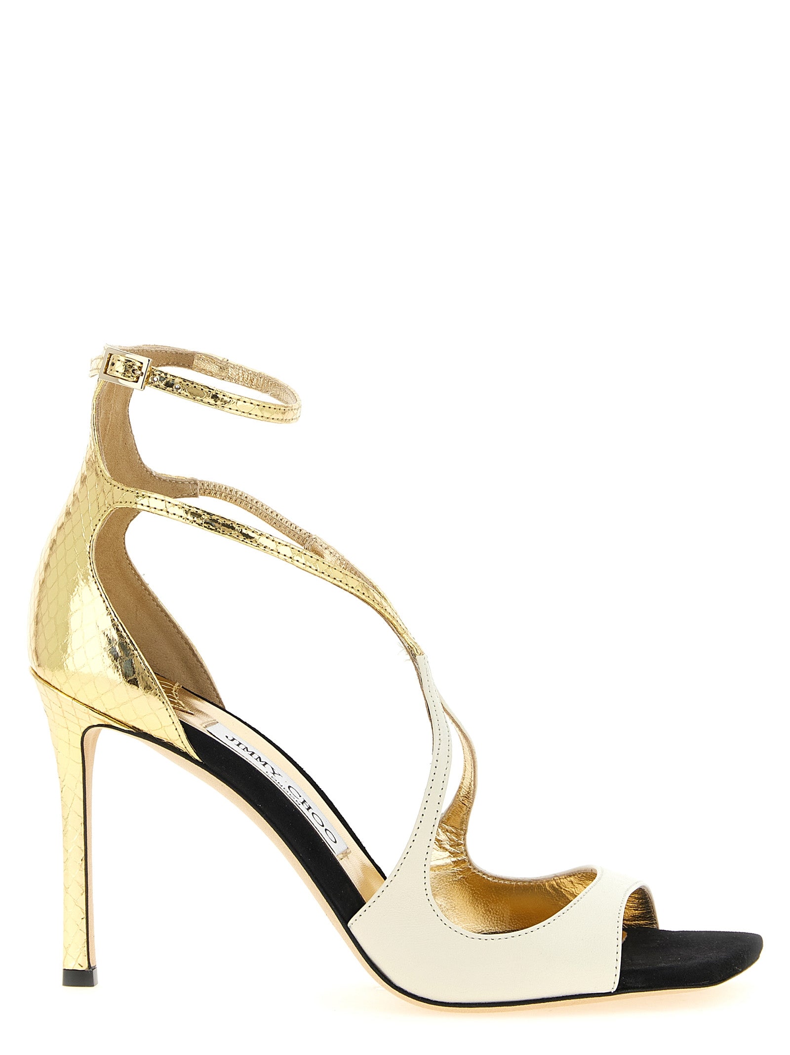 Jimmy Choo Multicolor Leather Stiletto Heel Sandals Jimmy Choo