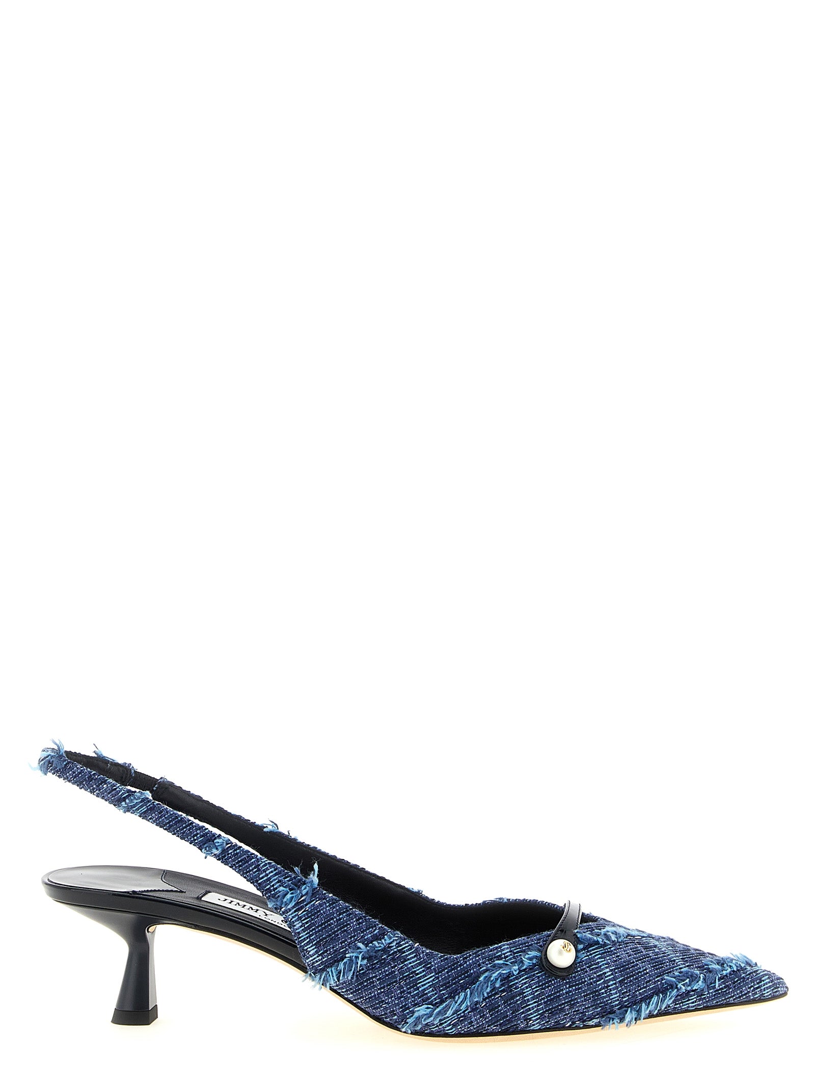Jimmy Choo Multicolor Tencel Mid Heel Pumps Jimmy Choo
