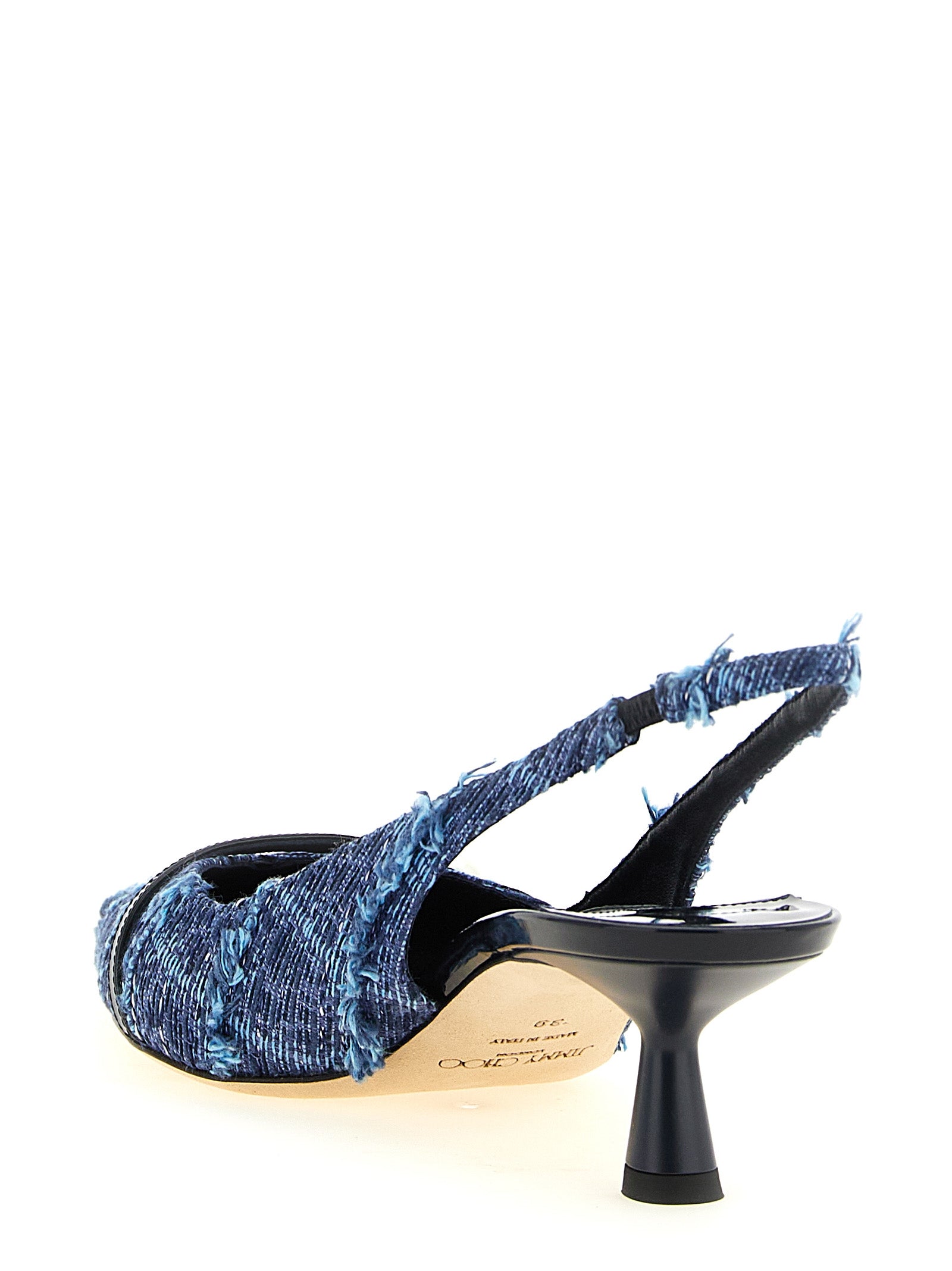 Jimmy Choo Multicolor Tencel Mid Heel Pumps Jimmy Choo