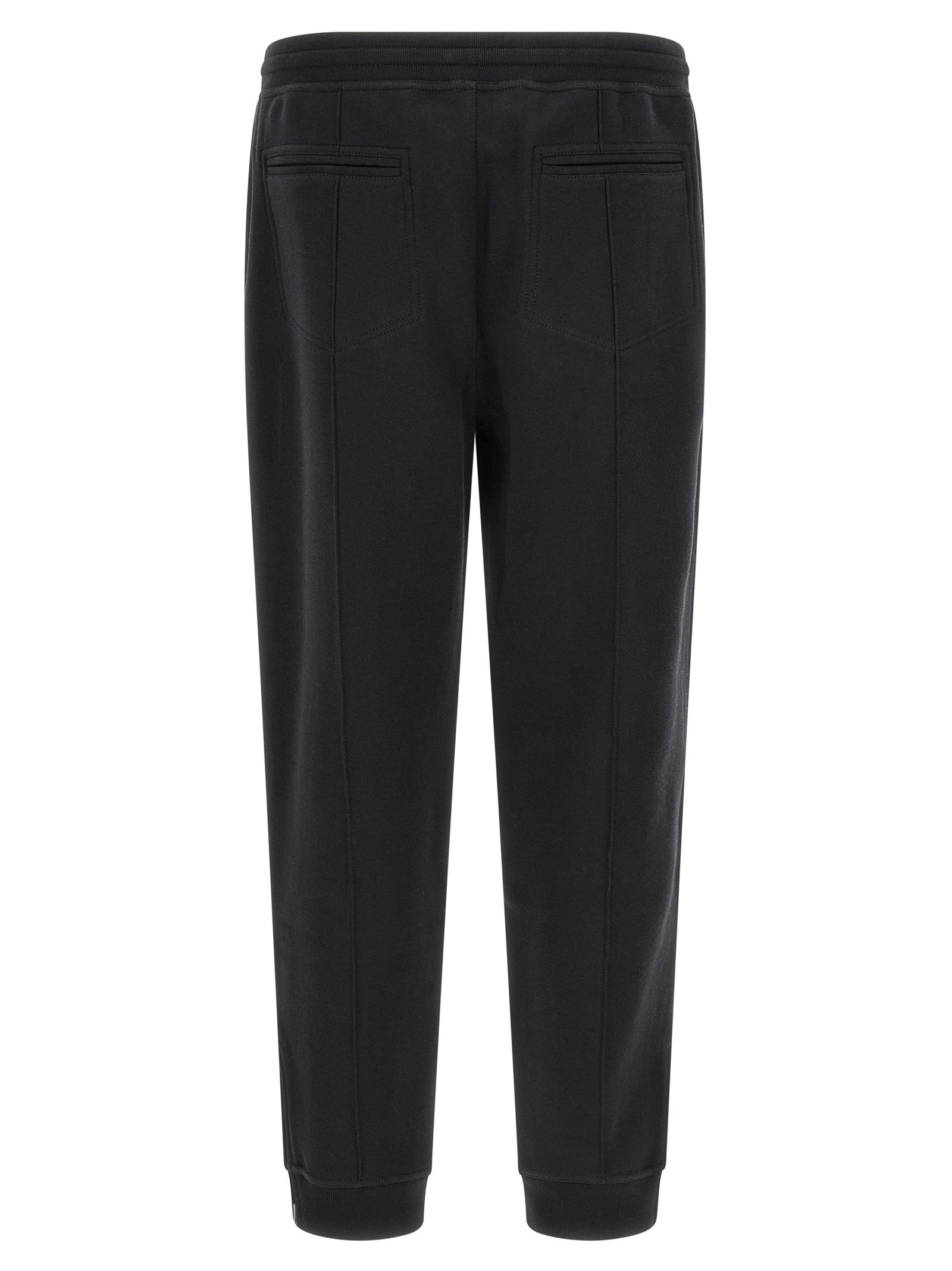 Brunello Cucinelli Black Cotton Joggers (Workout Pants) Brunello Cucinelli