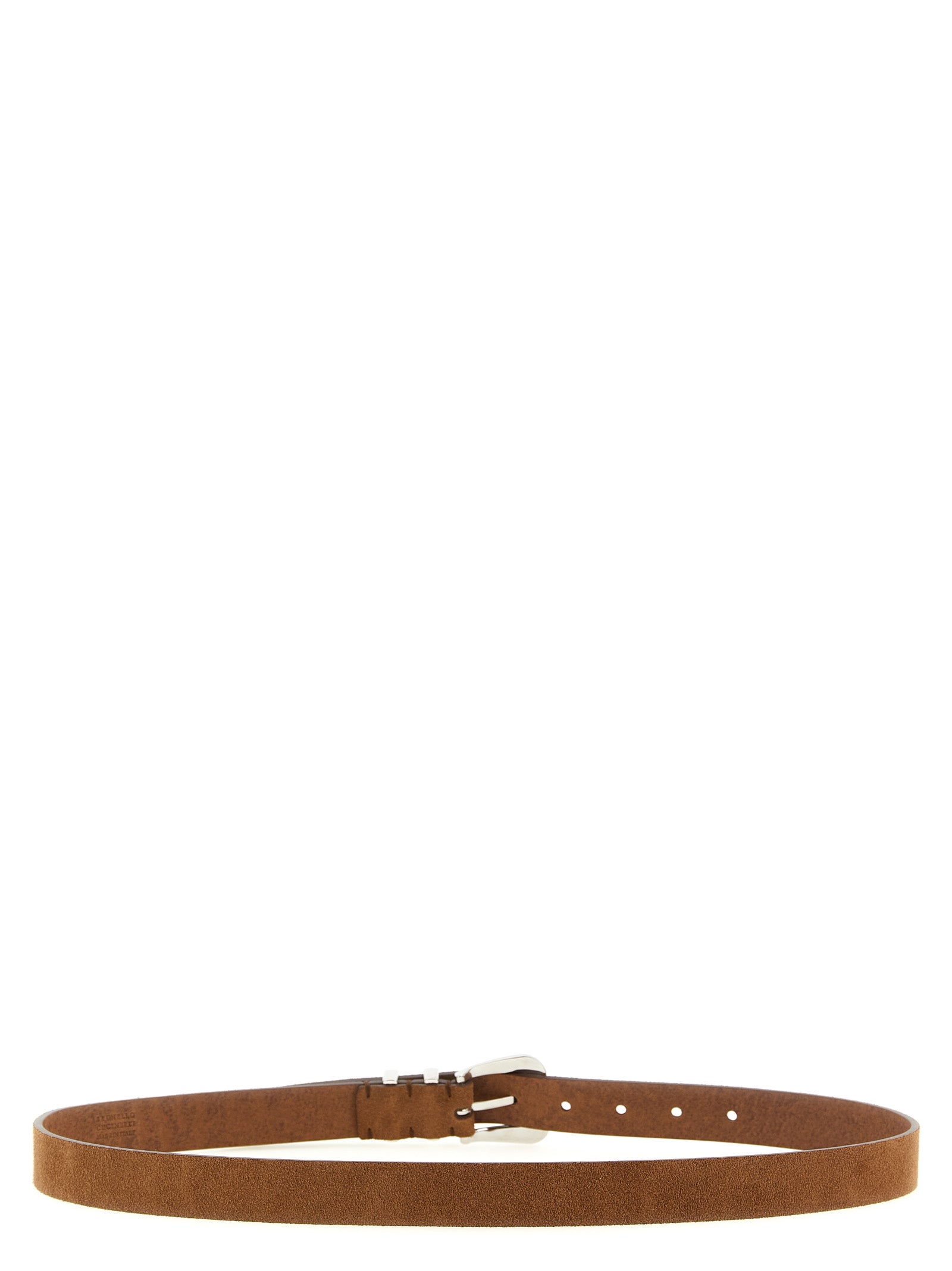 Brunello Cucinelli Brown Calfskin Regular Belt Brunello Cucinelli