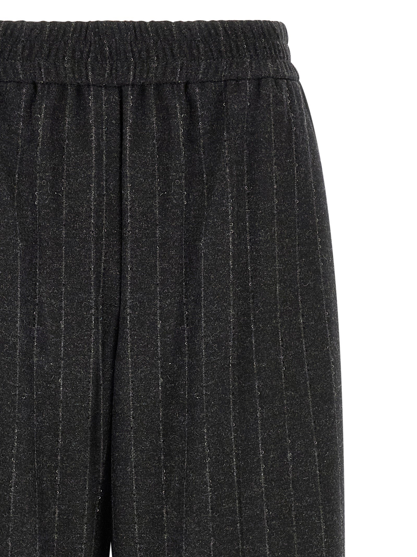 Brunello Cucinelli Gray Virgin Wool Casual Pants Brunello Cucinelli