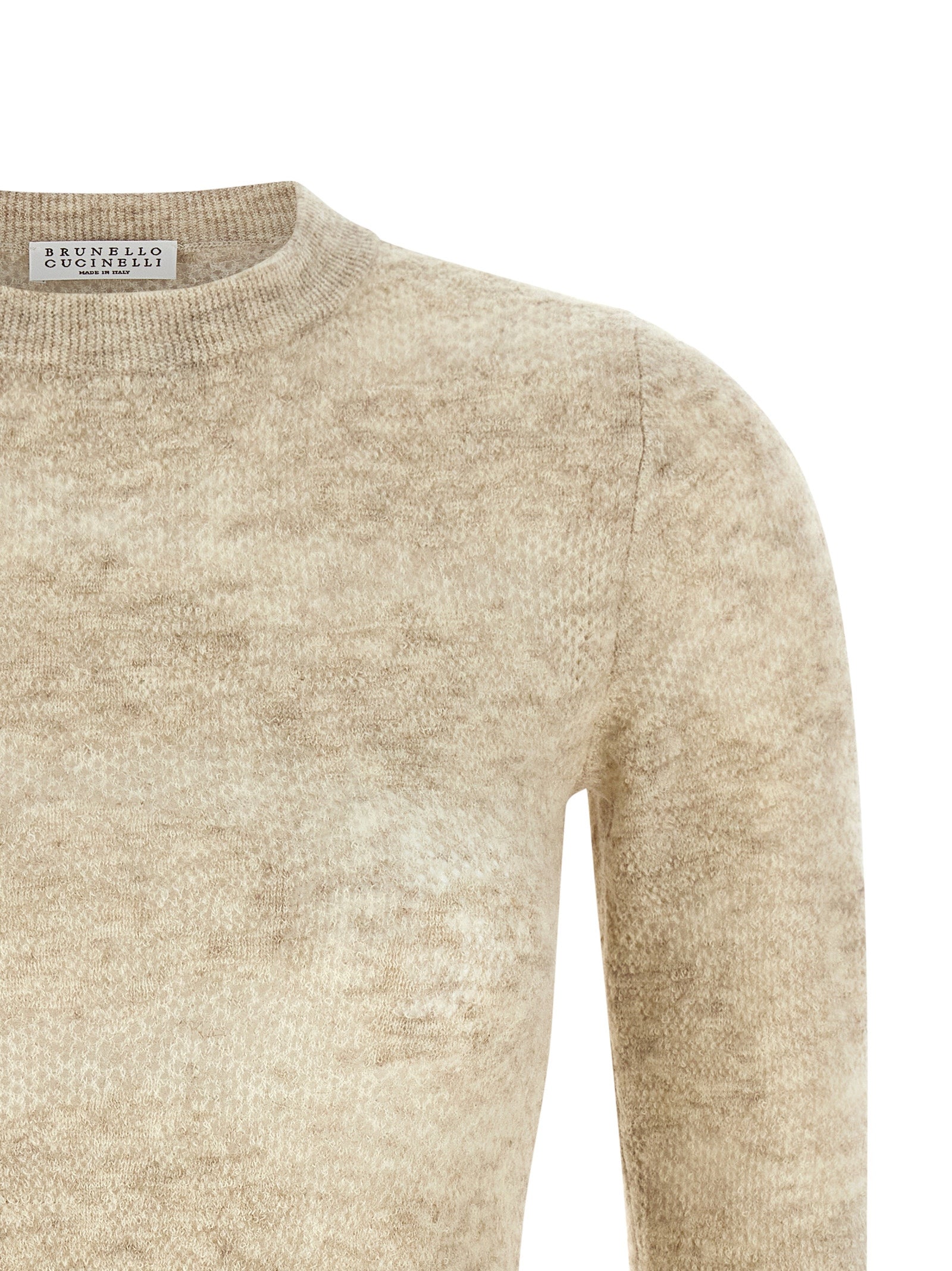 Brunello Cucinelli Beige Silk Cardigan Brunello Cucinelli