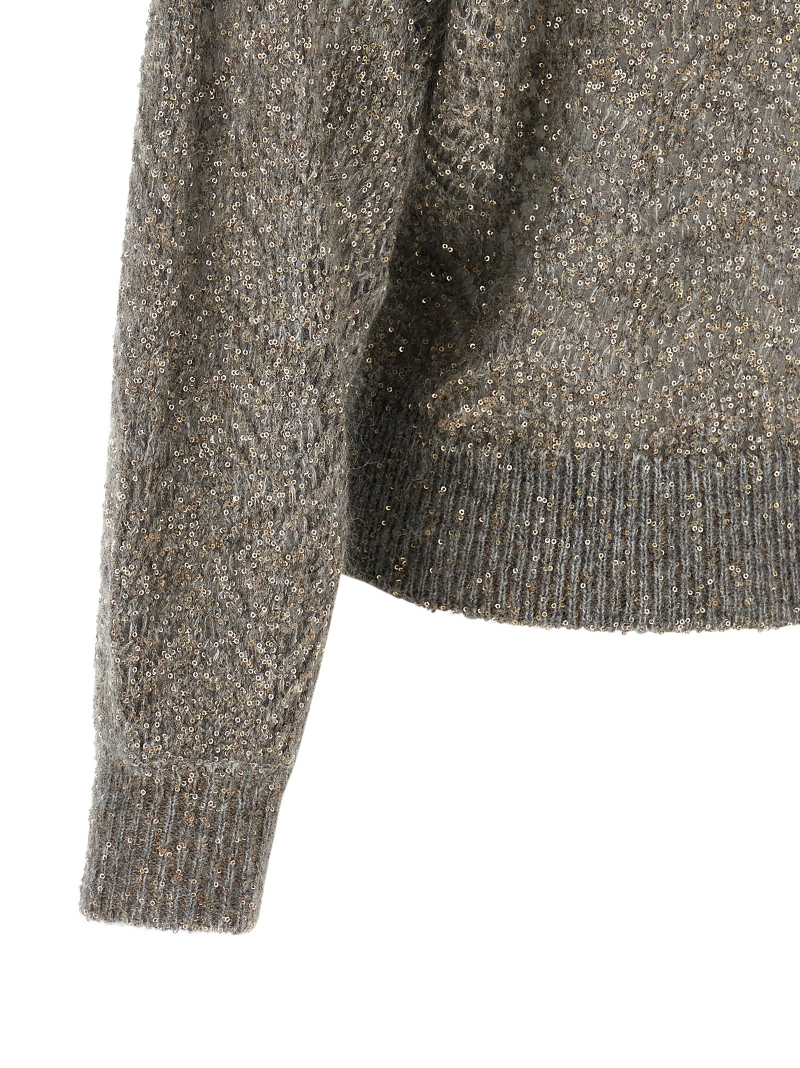 Brunello Cucinelli Gray Polyamide Cardigan Brunello Cucinelli