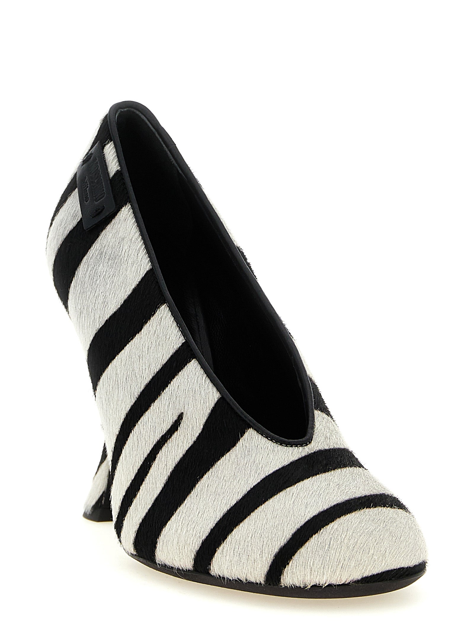 Moschino Bicolor Calfskin High Heel Pumps Moschino