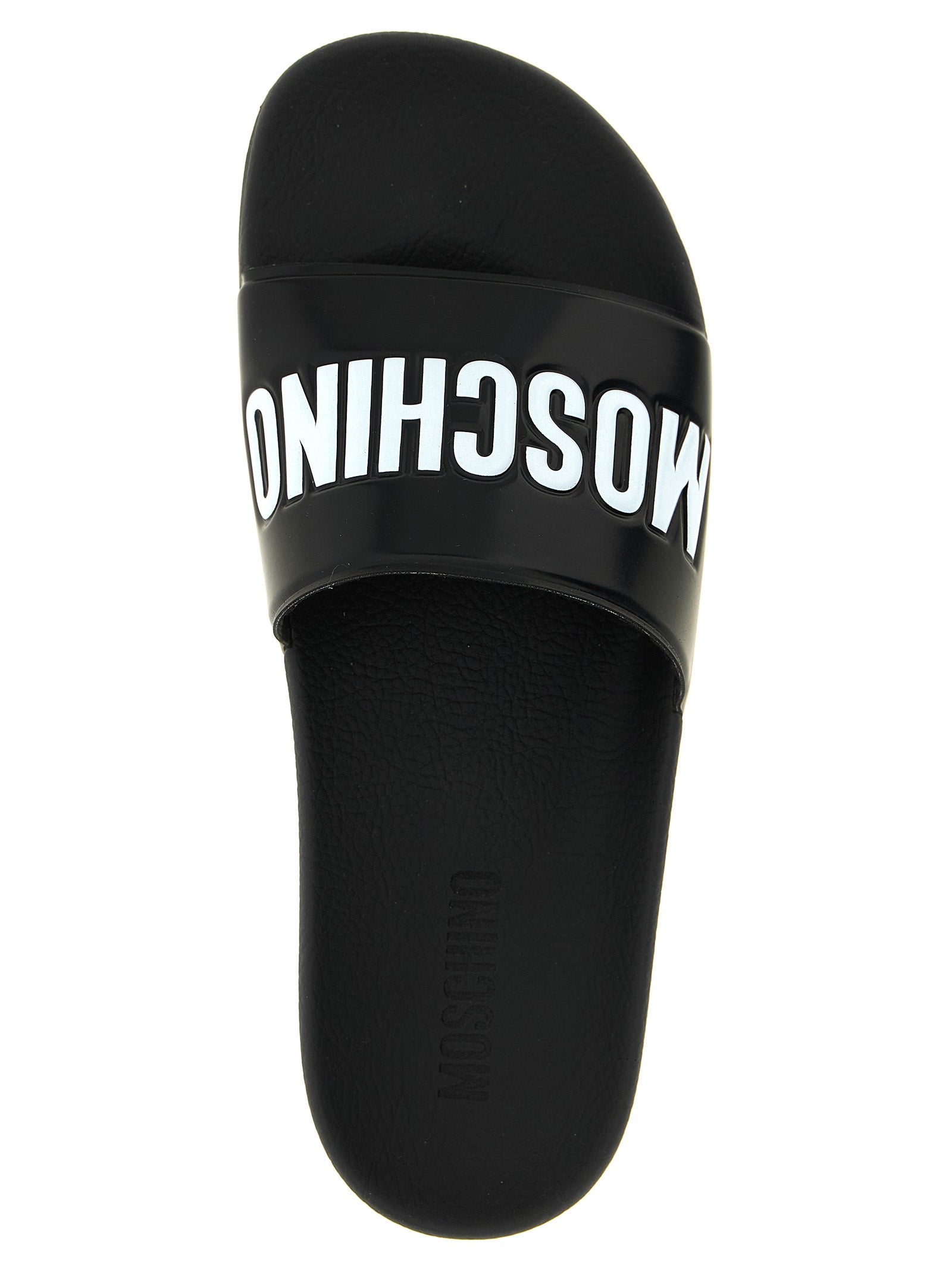 Moschino Bicolor Pvc Slides Moschino