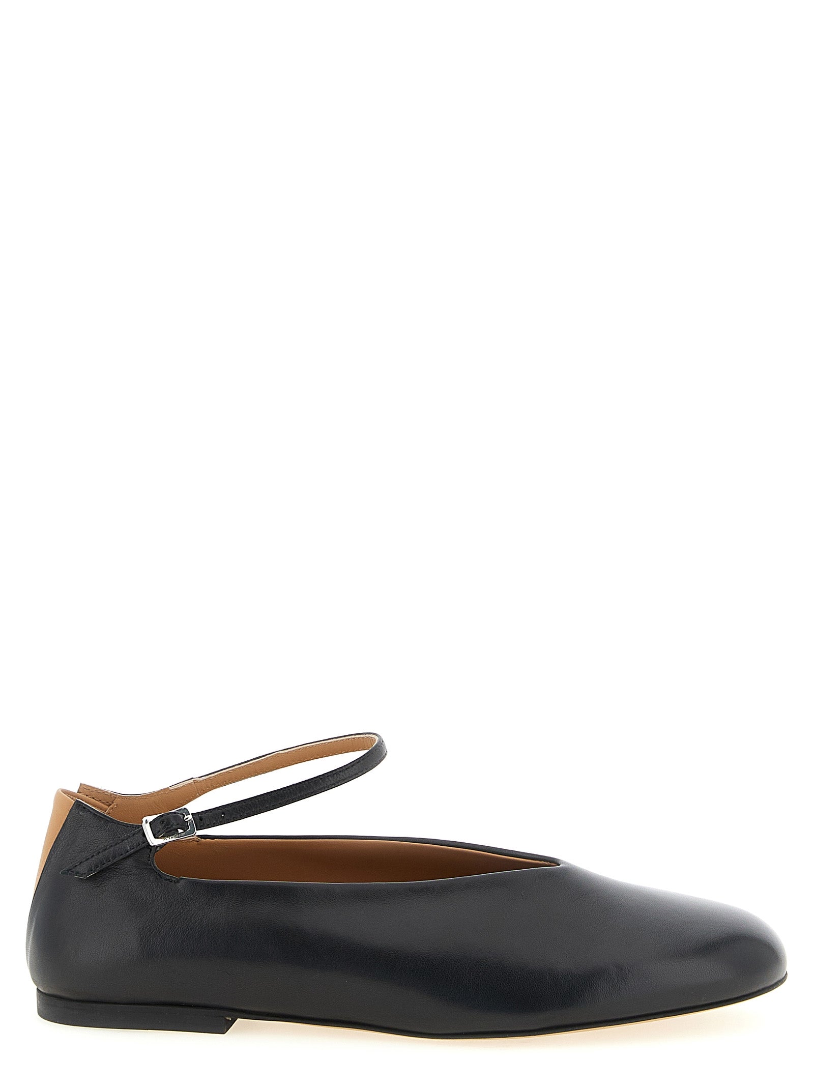 Jil Sander Black Calfskin Ballet Flats Jil Sander