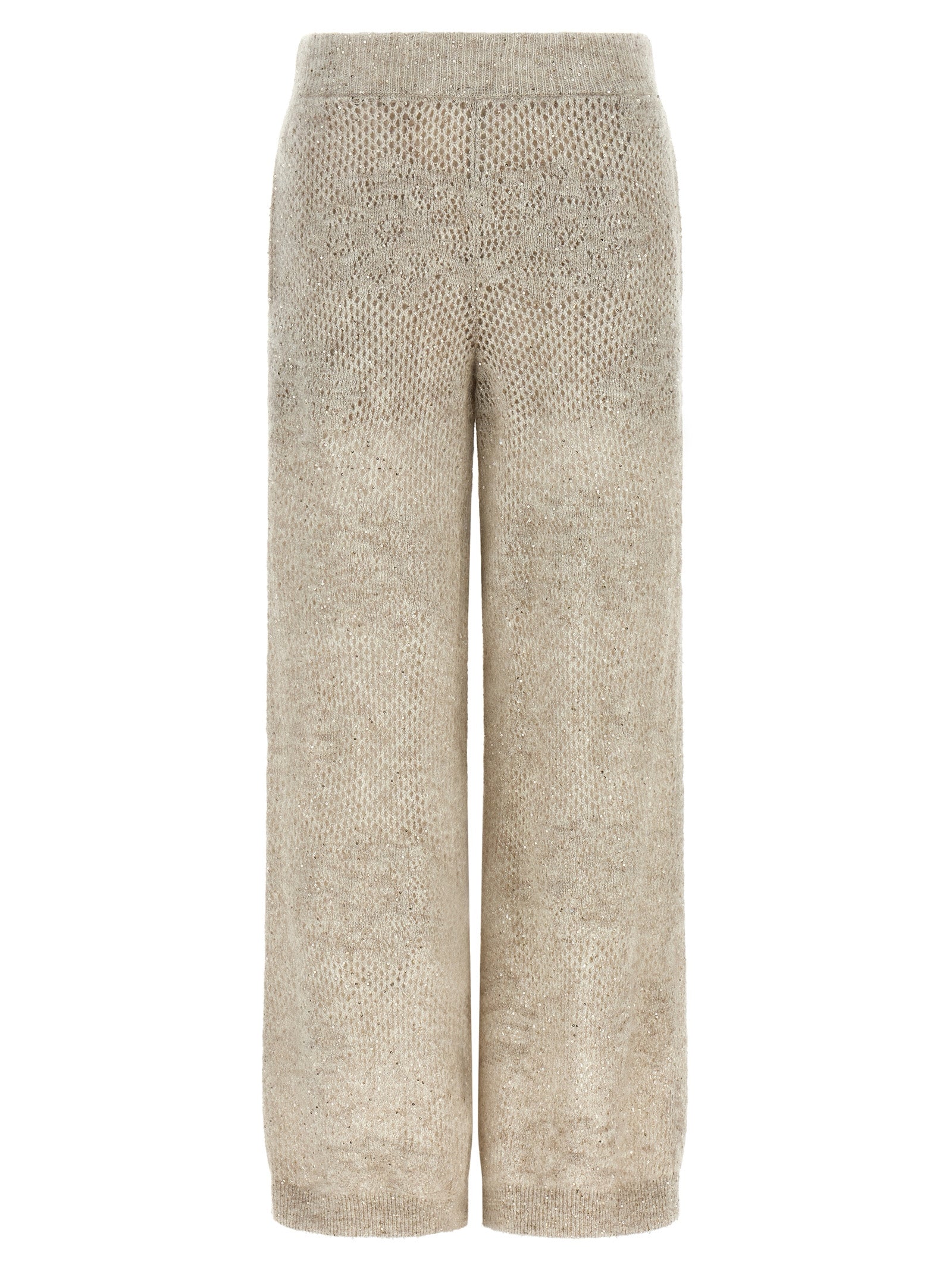 Brunello Cucinelli Beige Nylon Casual Pants Brunello Cucinelli
