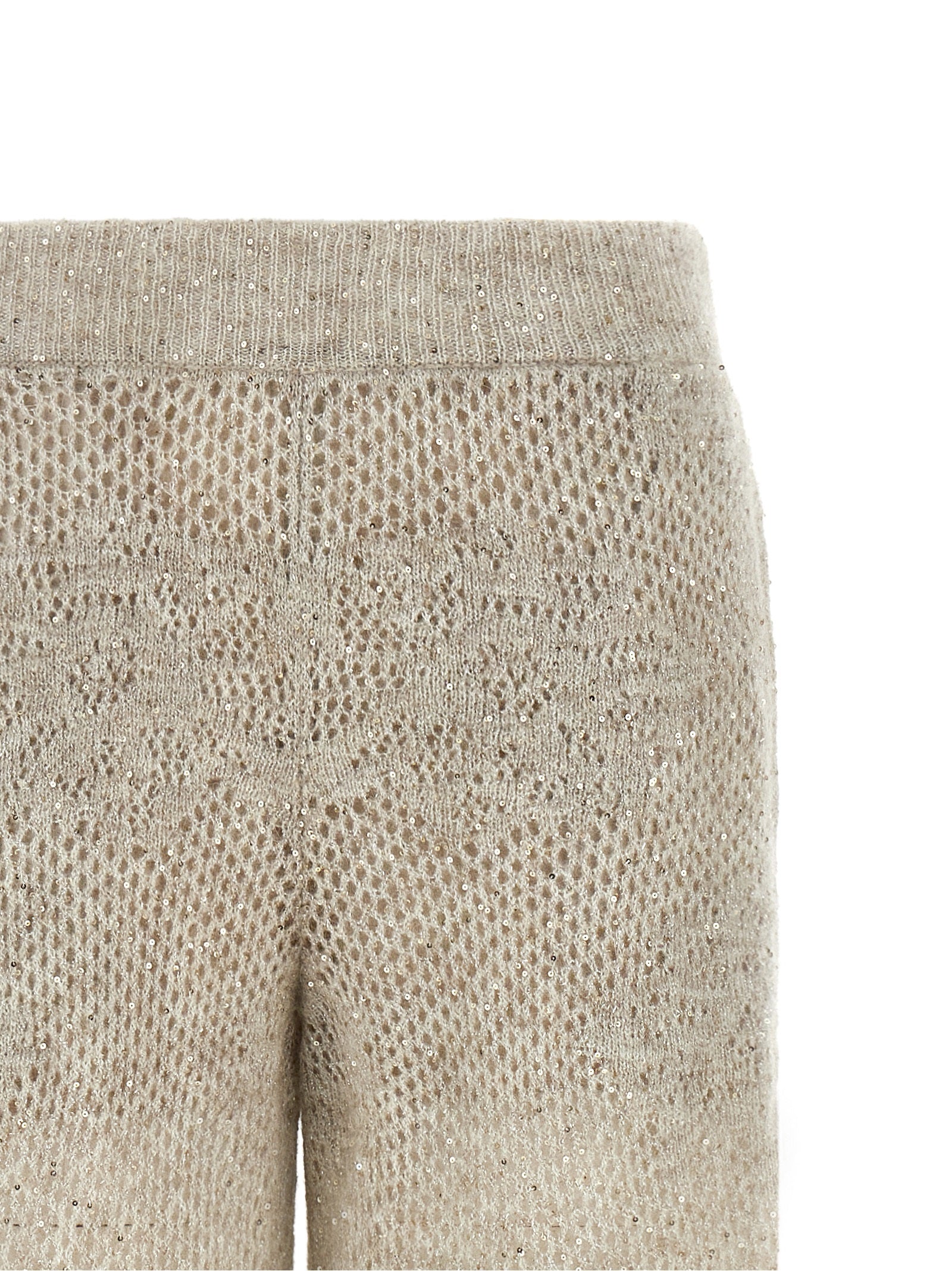 Brunello Cucinelli Beige Nylon Casual Pants Brunello Cucinelli