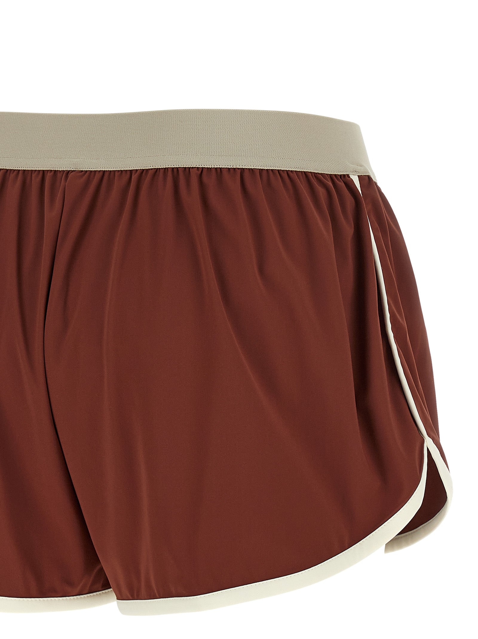 Brunello Cucinelli Bordeaux Polyamide Bermuda Shorts Brunello Cucinelli