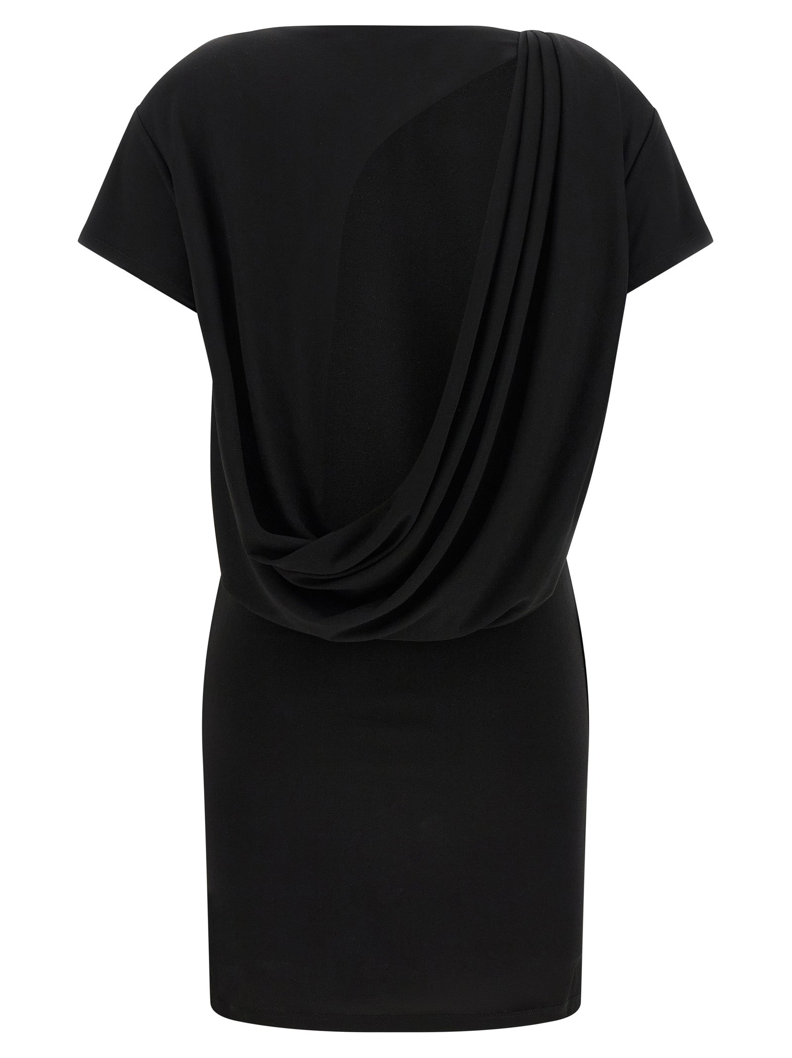 Jacquemus Black Viscose Short Dress Jacquemus
