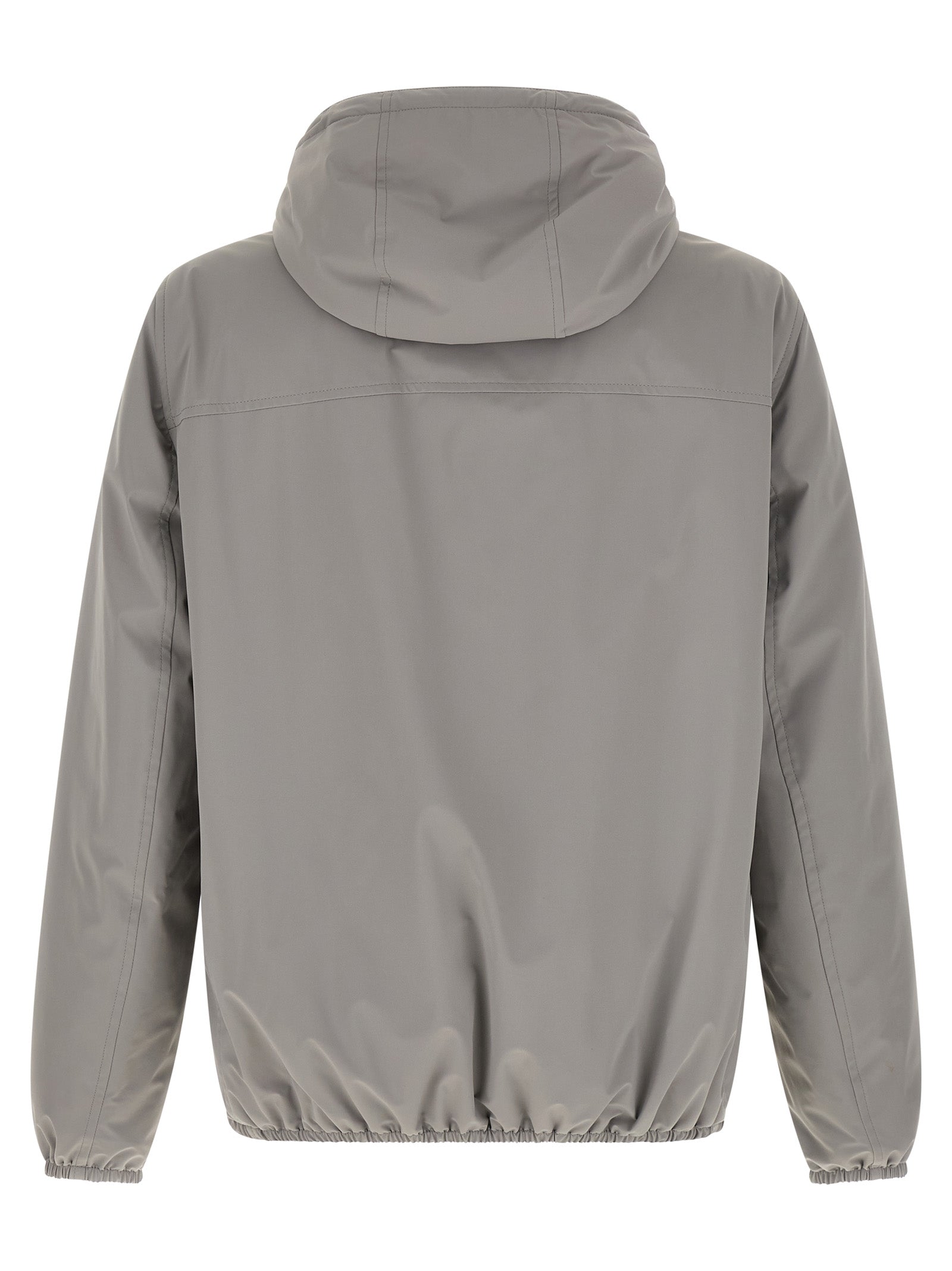 Brunello Cucinelli Gray Polyamide Shell Jacket Brunello Cucinelli