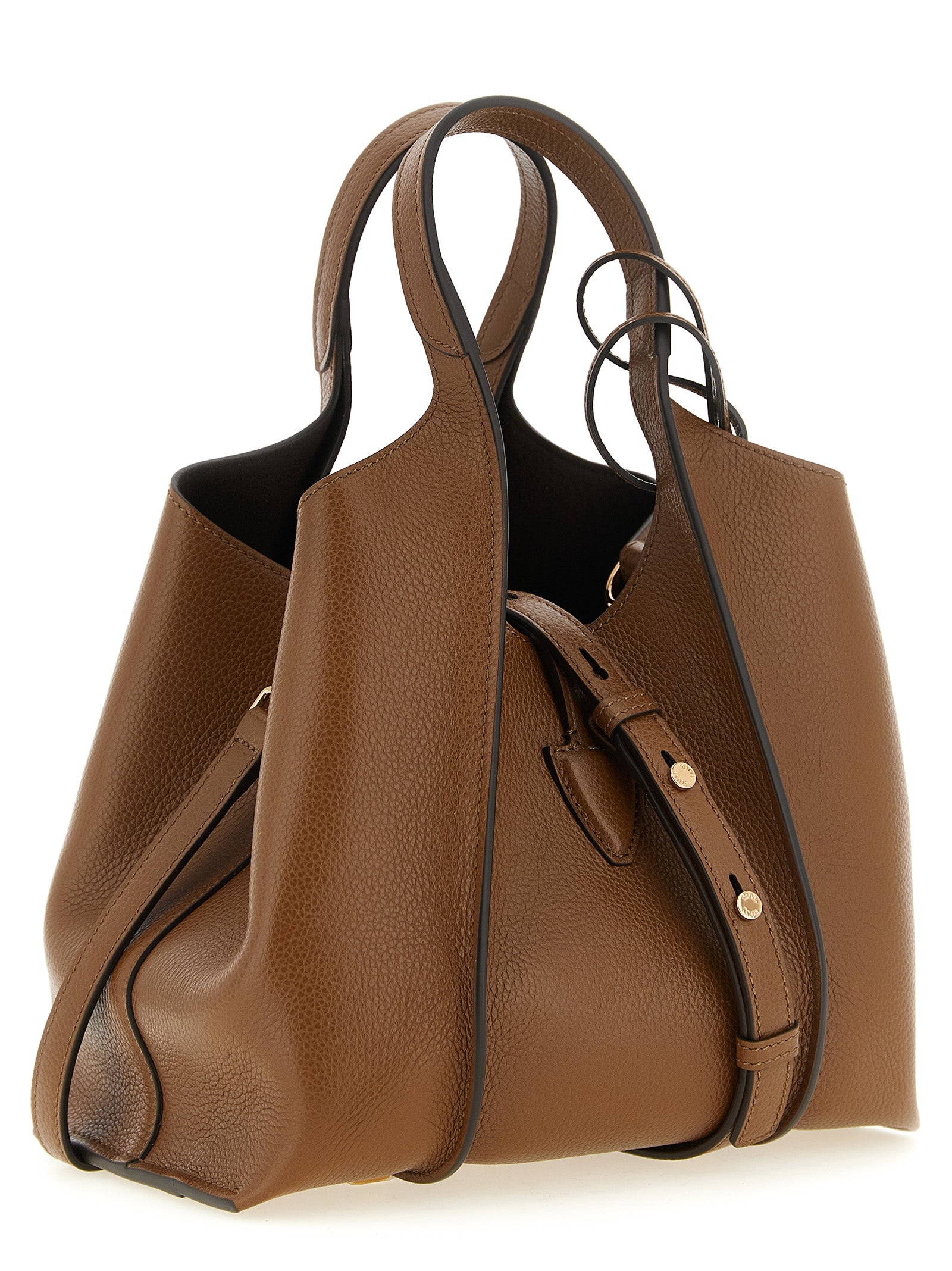 Tod's Brown Calfskin Handbag Tod's