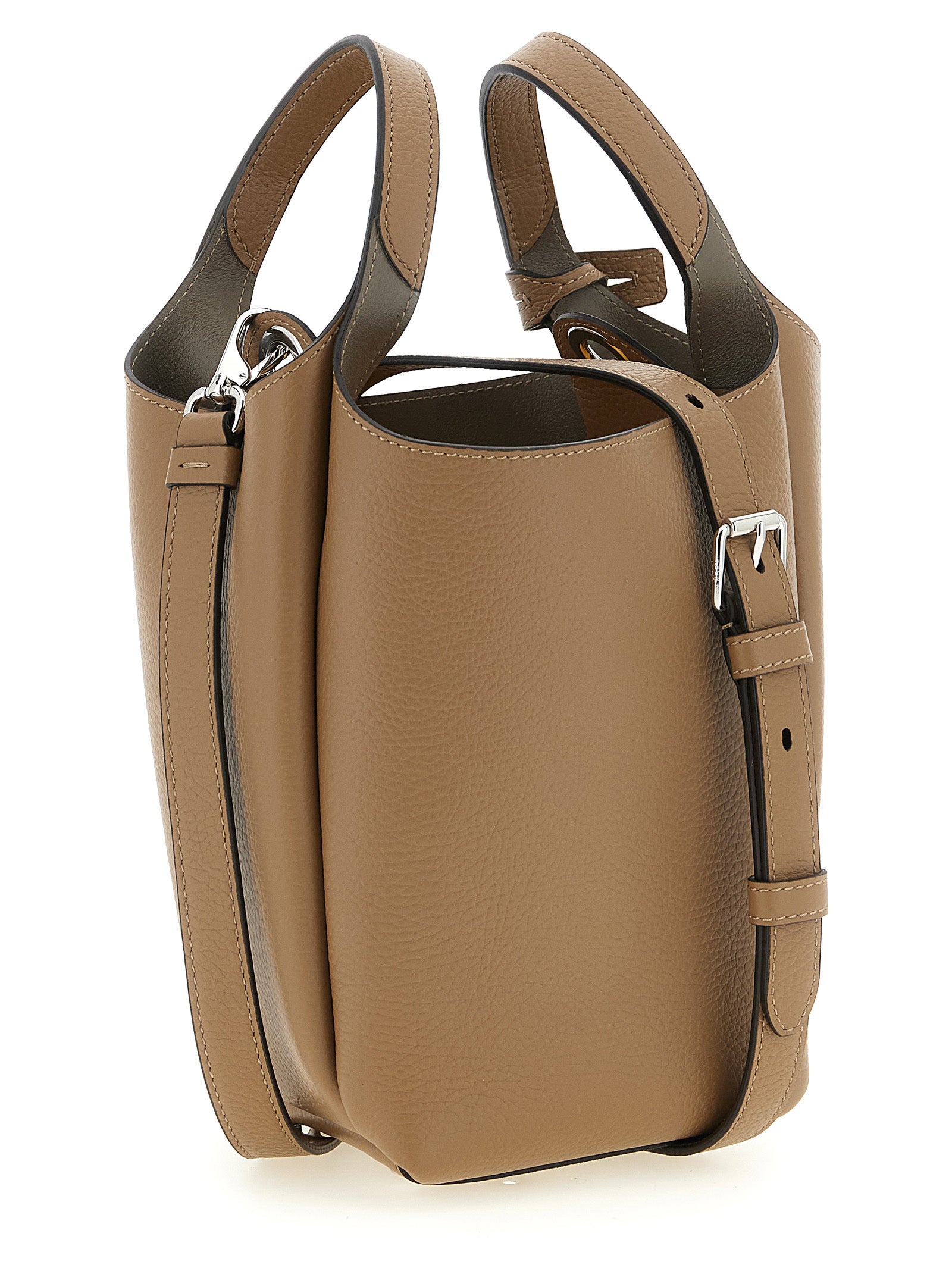 Tod's Brown Calfskin Handbag Tod's