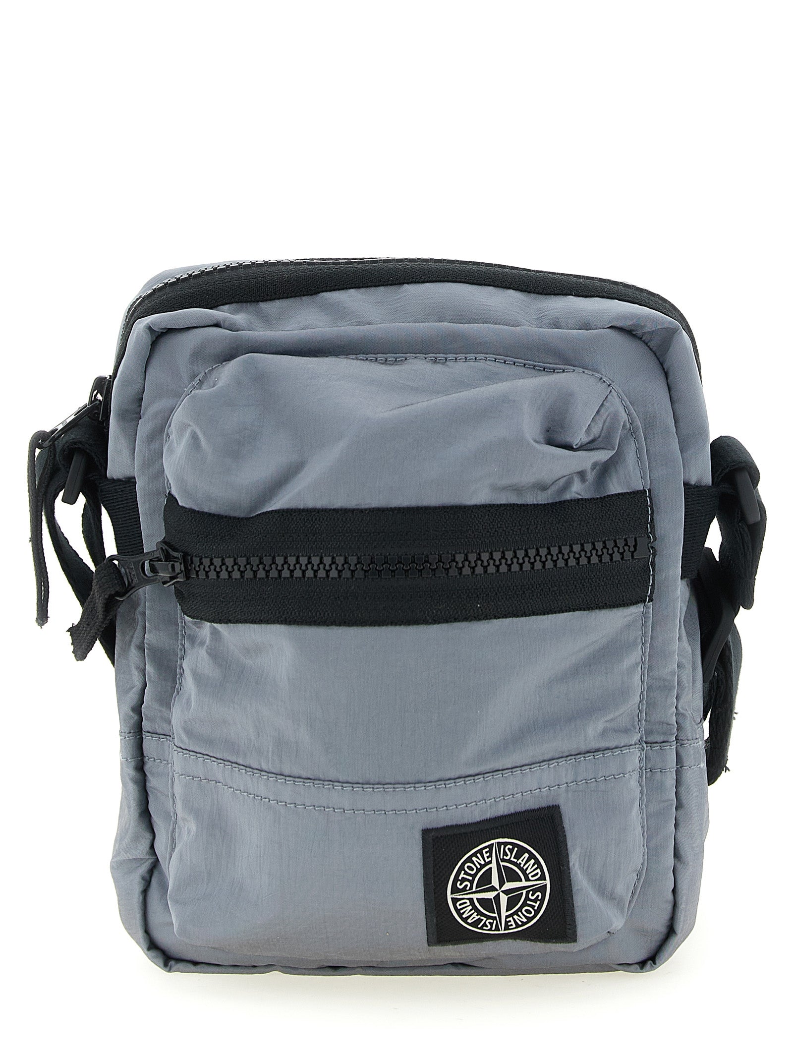 Stone Island Gray Polyamide Crossbody Bag Stone Island