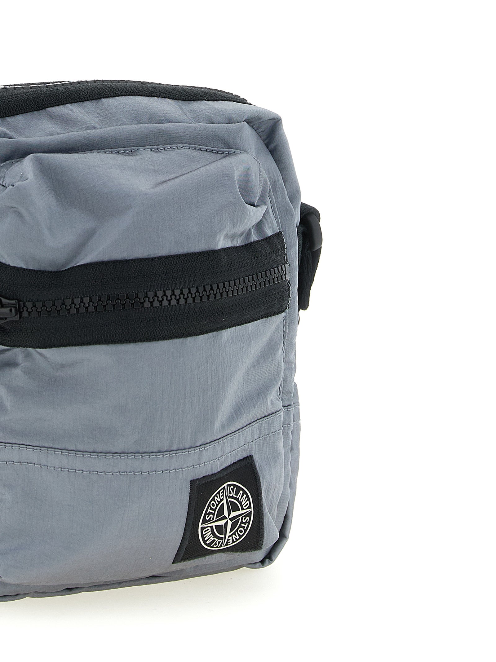 Stone Island Gray Polyamide Crossbody Bag Stone Island