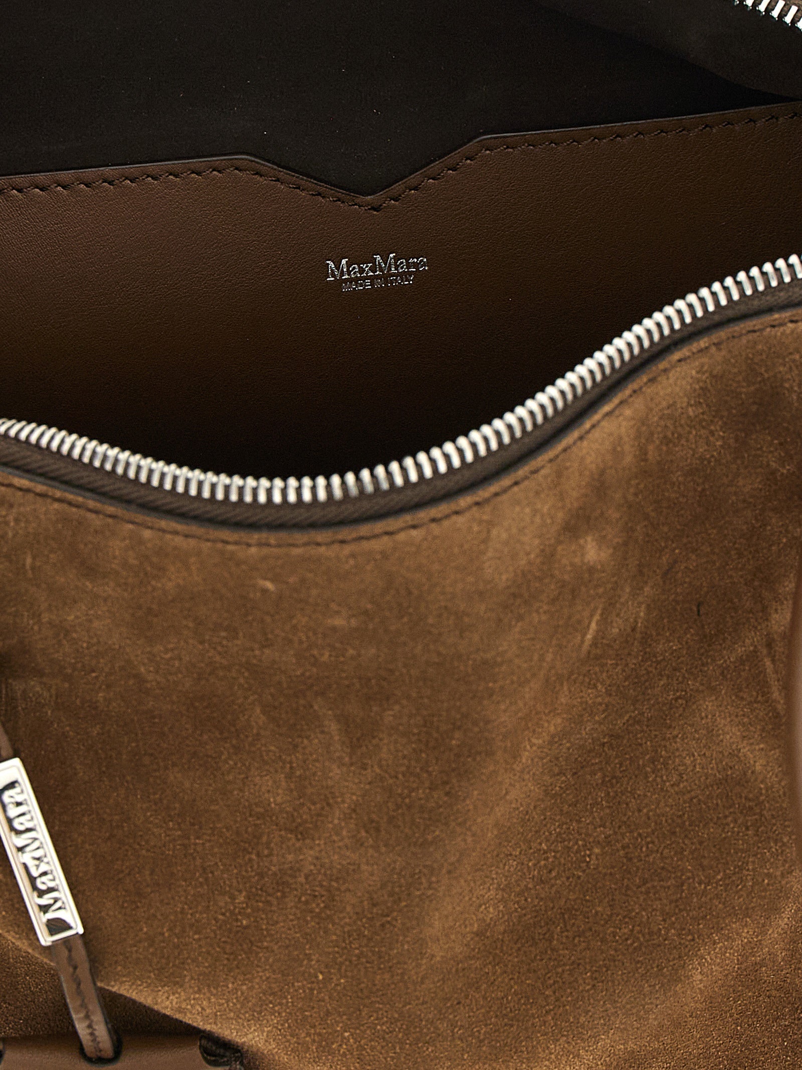 Max Mara Brown Calfskin Shoulder Bag Max Mara