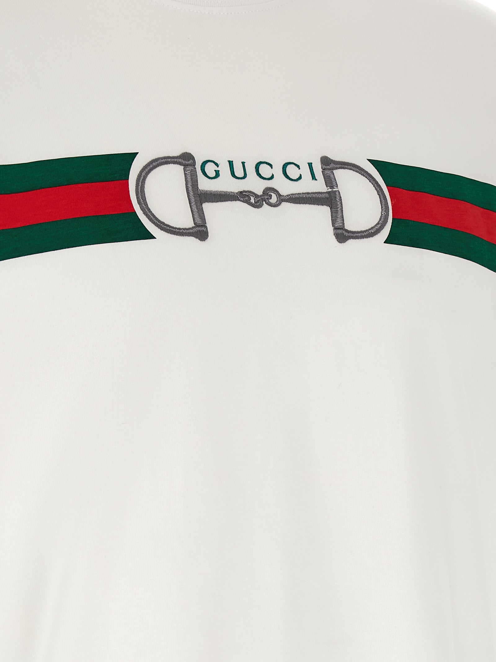 Gucci White Cotton T-Shirt Gucci