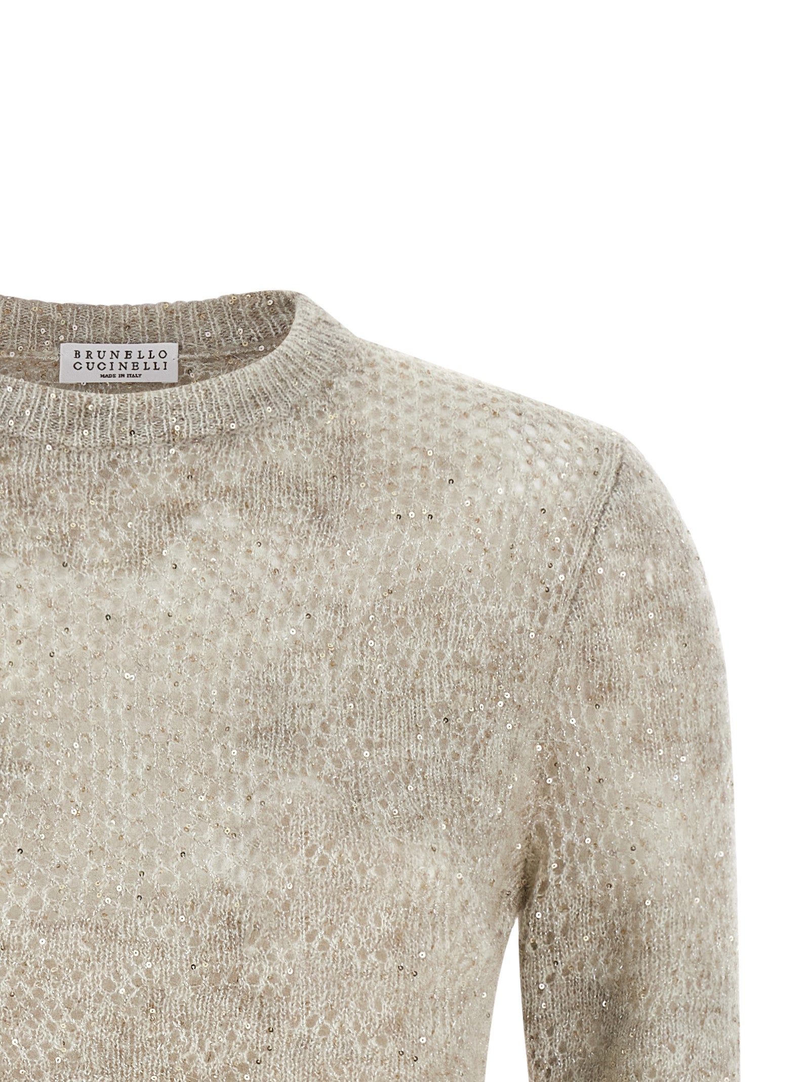 Brunello Cucinelli Beige Nylon Cardigan Brunello Cucinelli