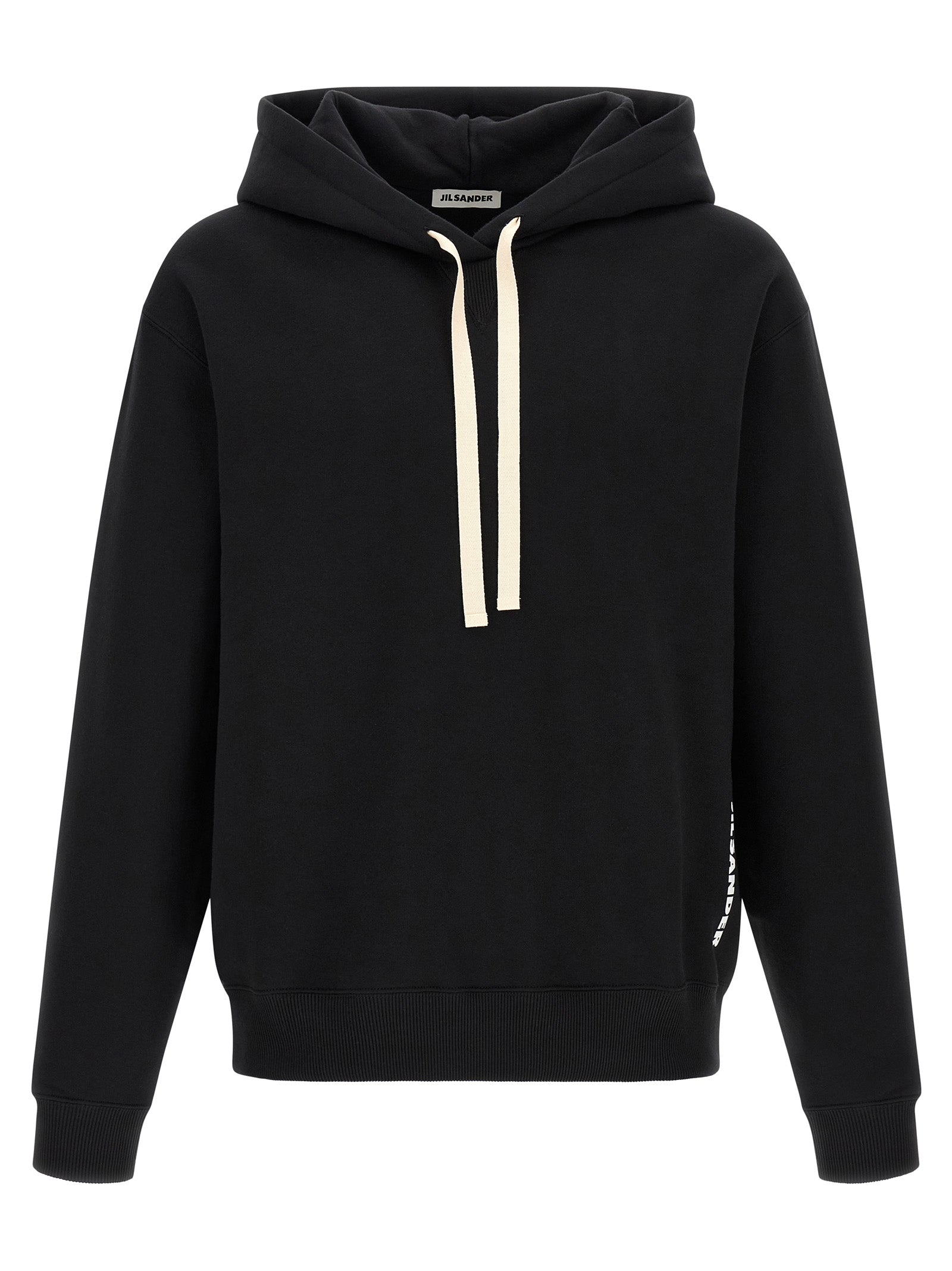Jil Sander Black Cotton Sweatshirt Jil Sander