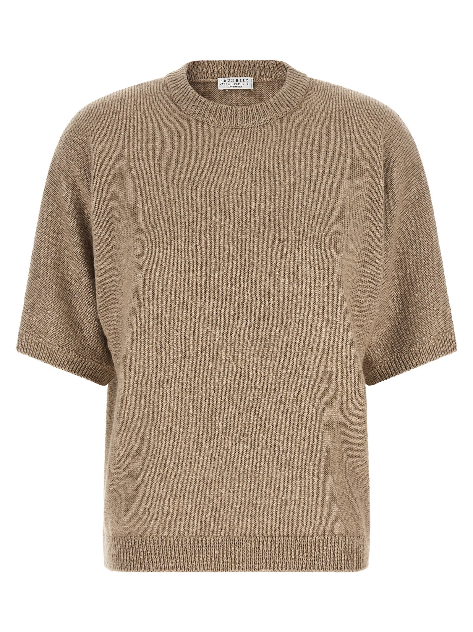 Brunello Cucinelli Beige Cashmere Cardigan Brunello Cucinelli