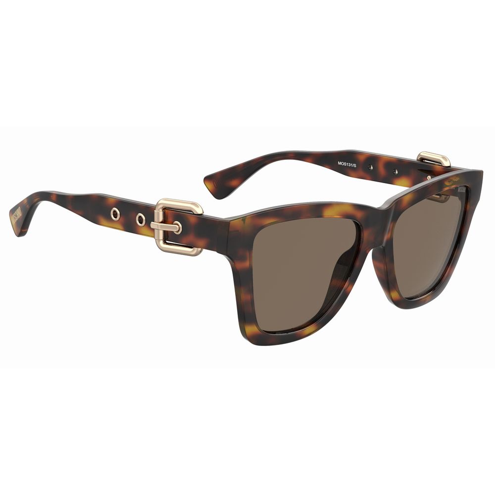 Moschino Brown Acetate Sunglasses Moschino