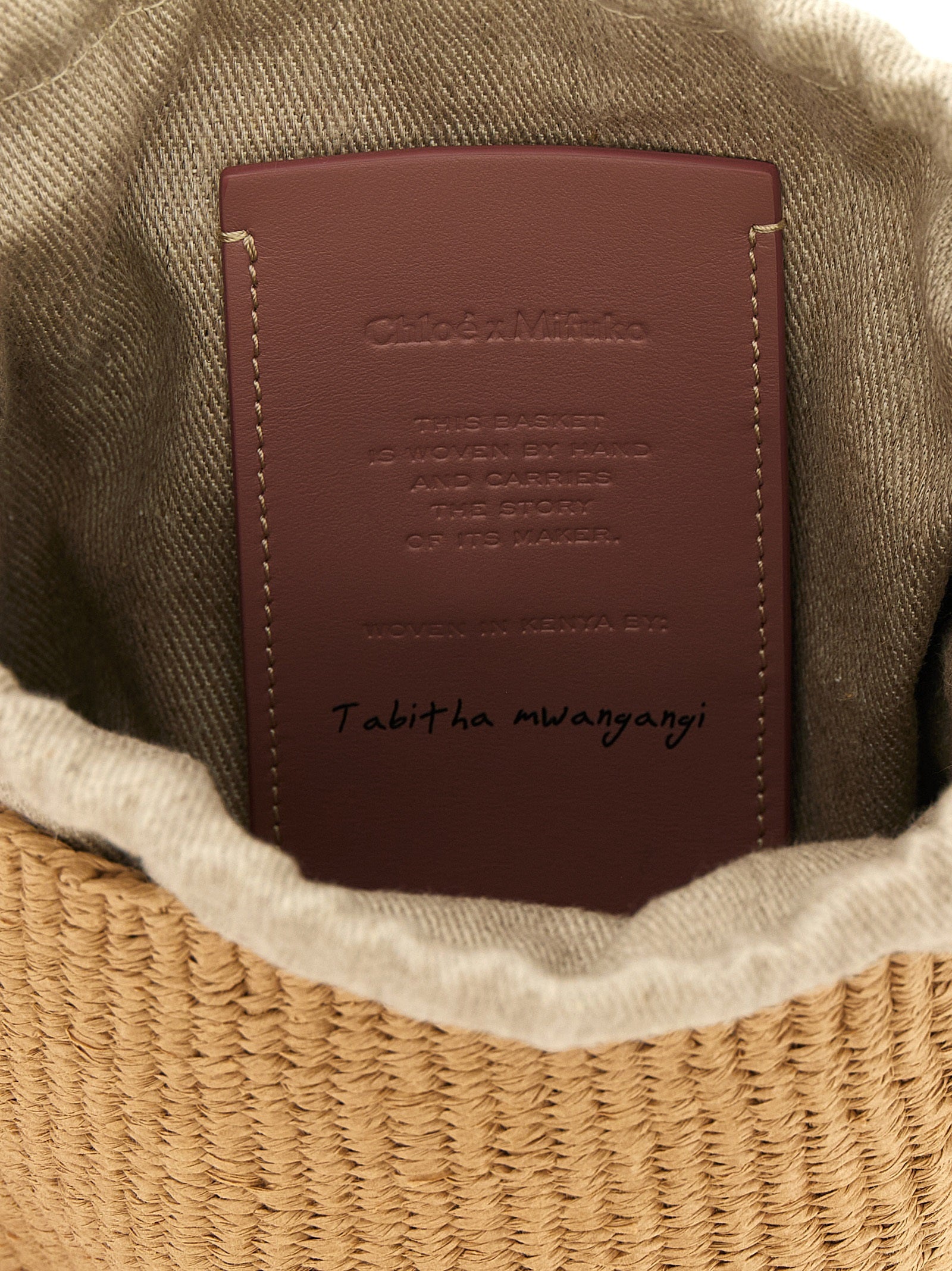 Chloé Beige Paper Handbag Chloé