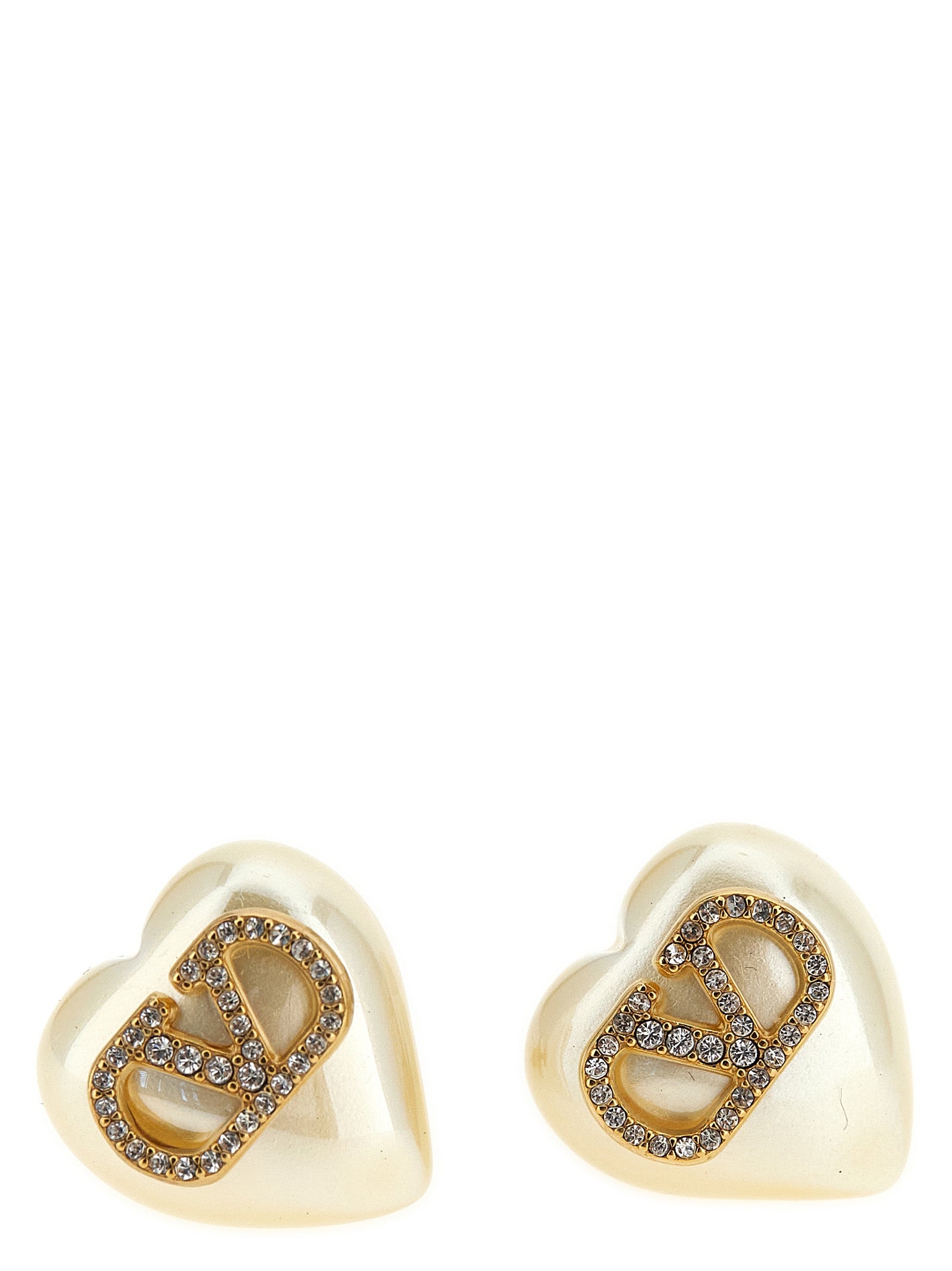 Valentino Garavani Gold Brass Earrings Valentino Garavani