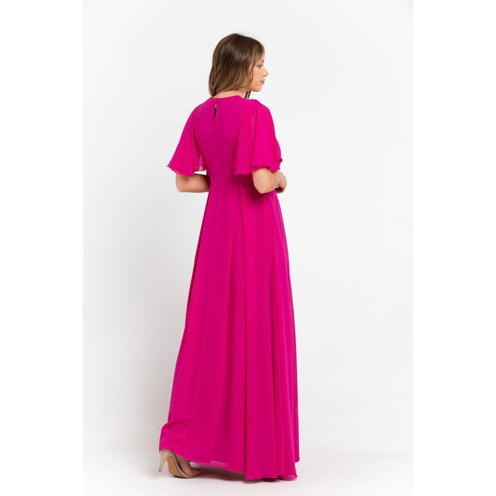 Trussardi Pink Polyester Women Dress Trussardi