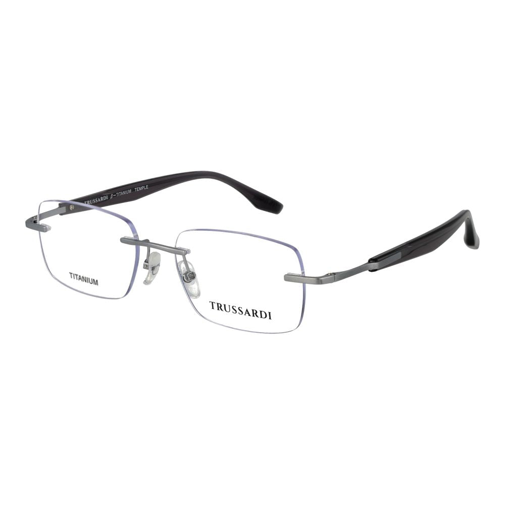 Trussardi Silver Titanium Glasses (Frames) Trussardi
