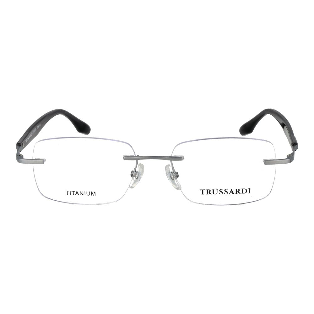 Trussardi Silver Titanium Glasses (Frames) Trussardi