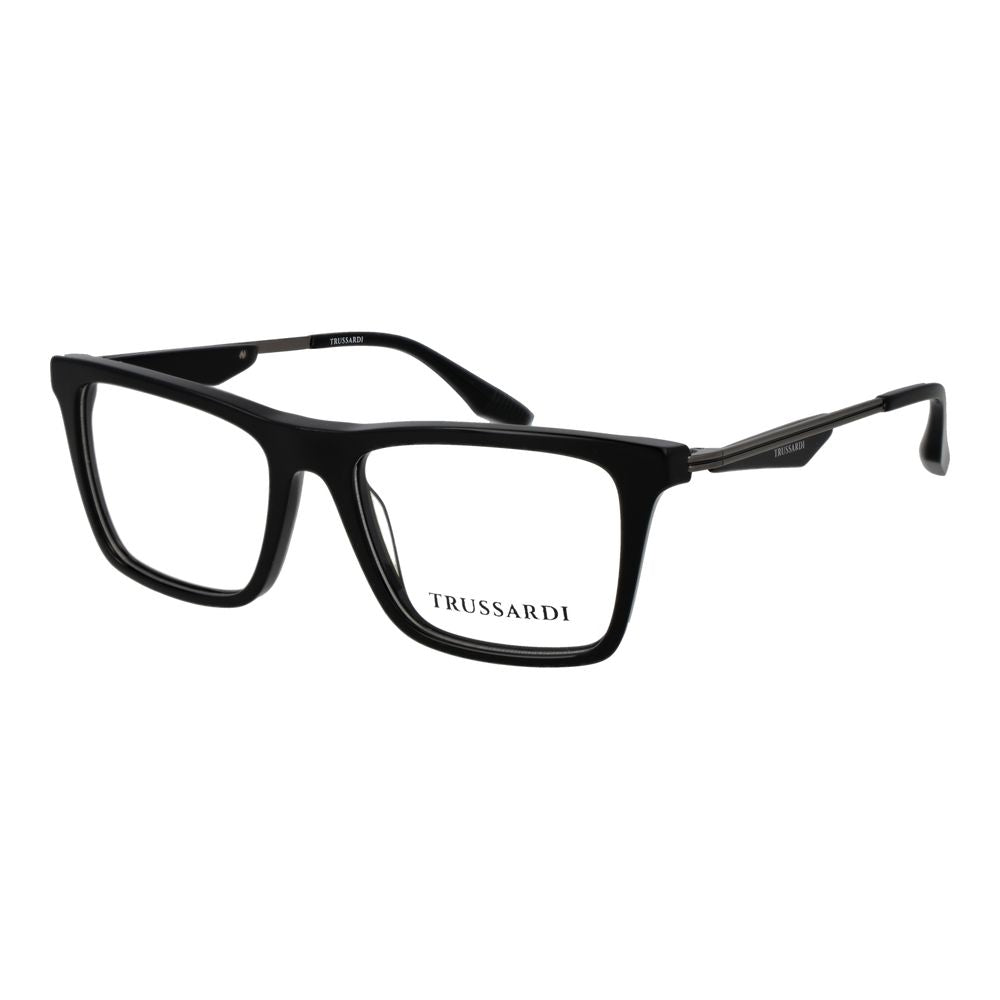 Trussardi Black Acetate Glasses (Frames) Trussardi