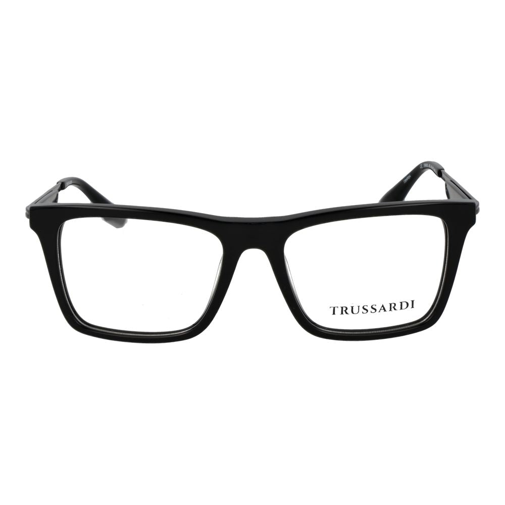 Trussardi Black Acetate Glasses (Frames) Trussardi