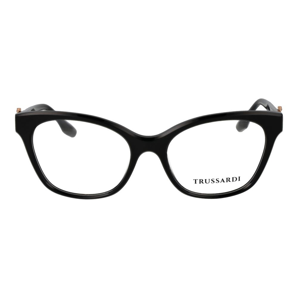 Trussardi Black Acetate Glasses (Frames) Trussardi