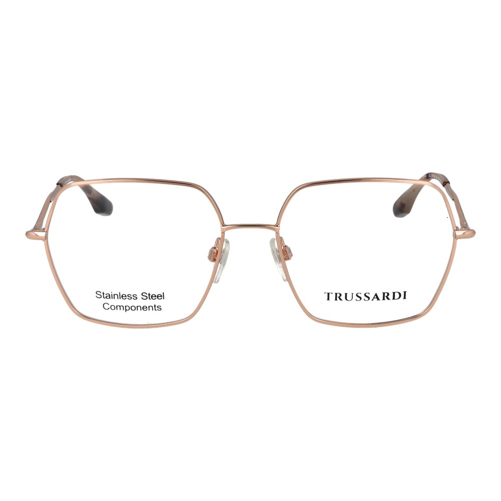 Trussardi Rose Gold Stainless Steel Glasses (Frames) Trussardi