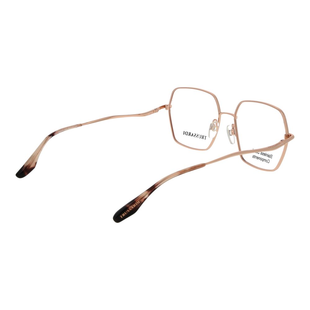 Trussardi Rose Gold Stainless Steel Glasses (Frames) Trussardi