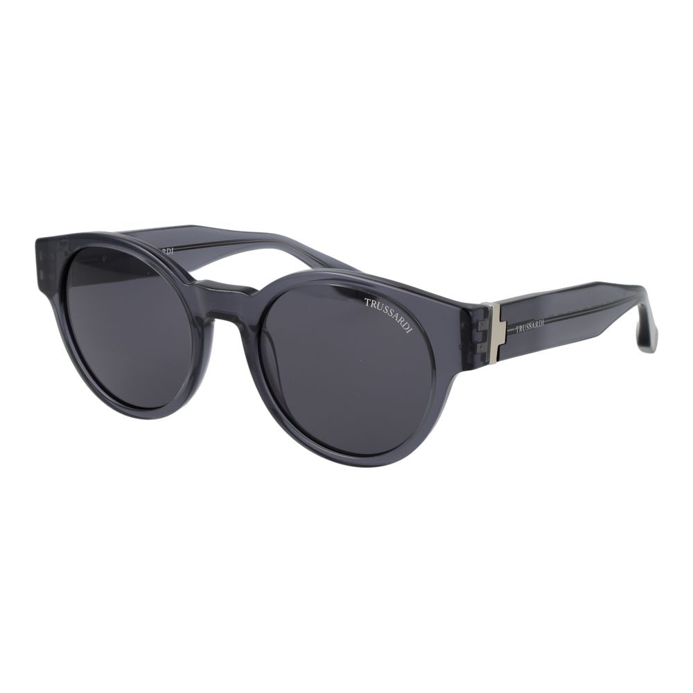 Trussardi Gray Acetate Sunglasses Trussardi
