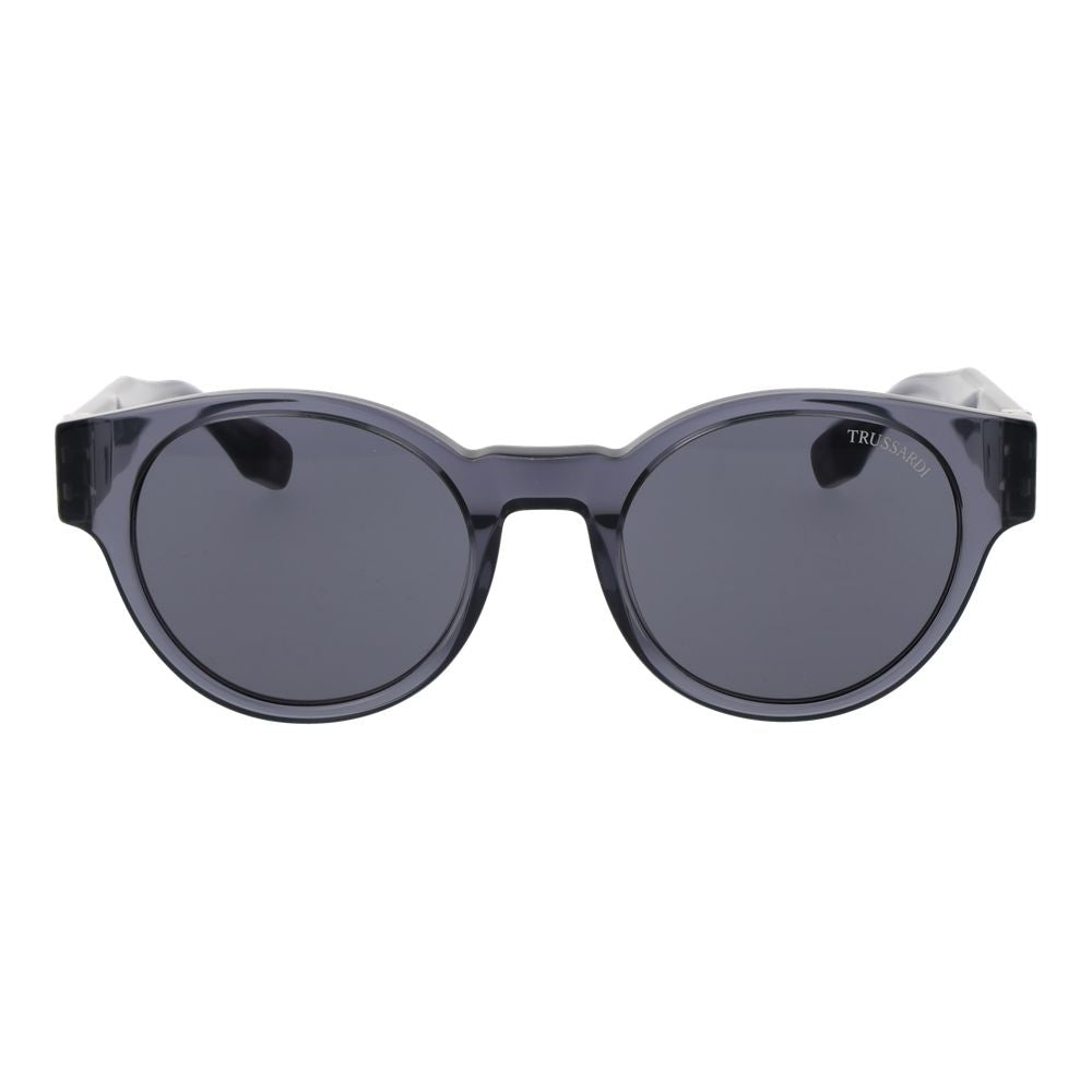 Trussardi Gray Acetate Sunglasses Trussardi
