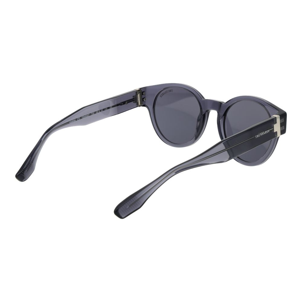 Trussardi Gray Acetate Sunglasses Trussardi