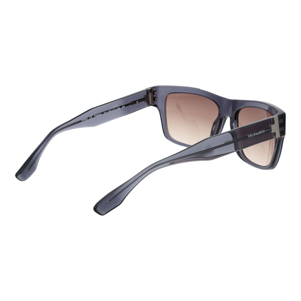 Trussardi Gray Acetate Sunglasses Trussardi