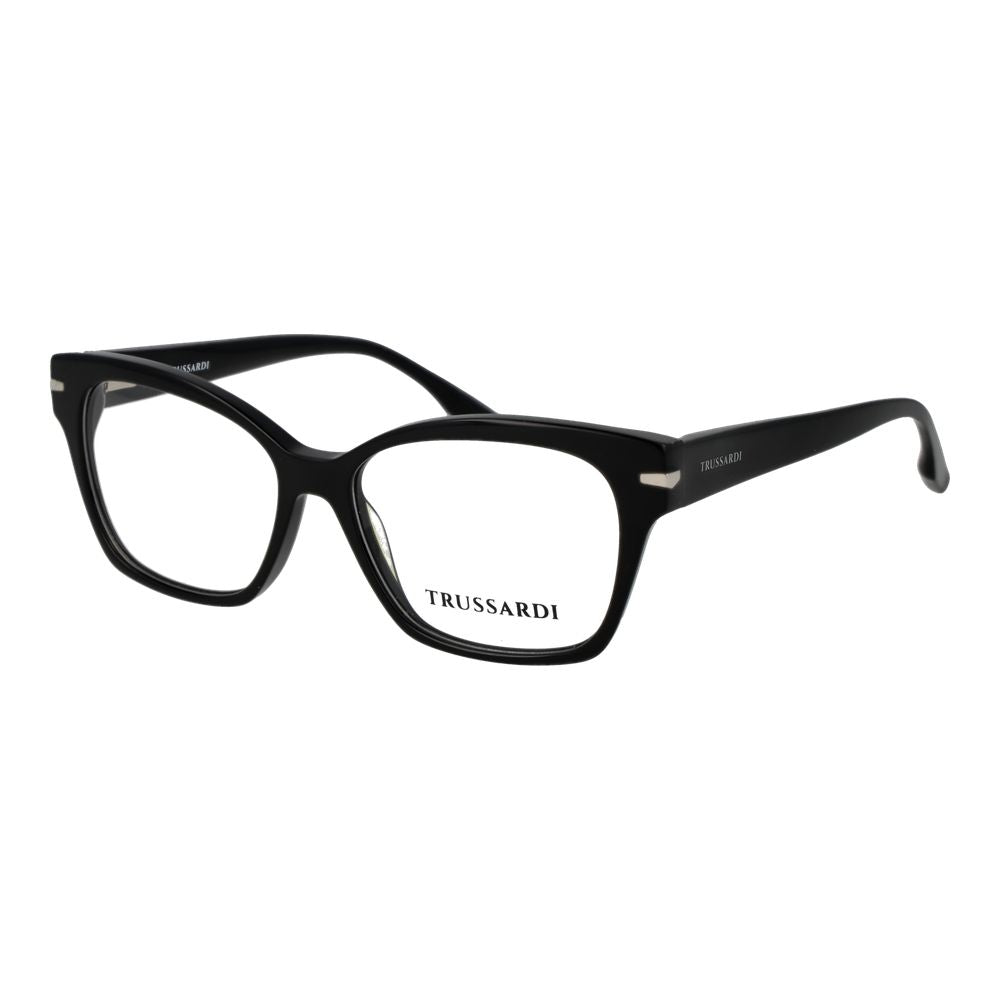 Trussardi Black Acetate Glasses (Frames) Trussardi