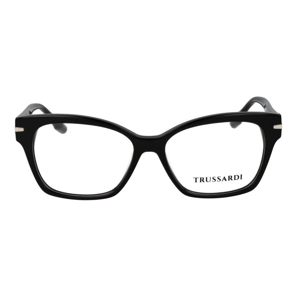 Trussardi Black Acetate Glasses (Frames) Trussardi