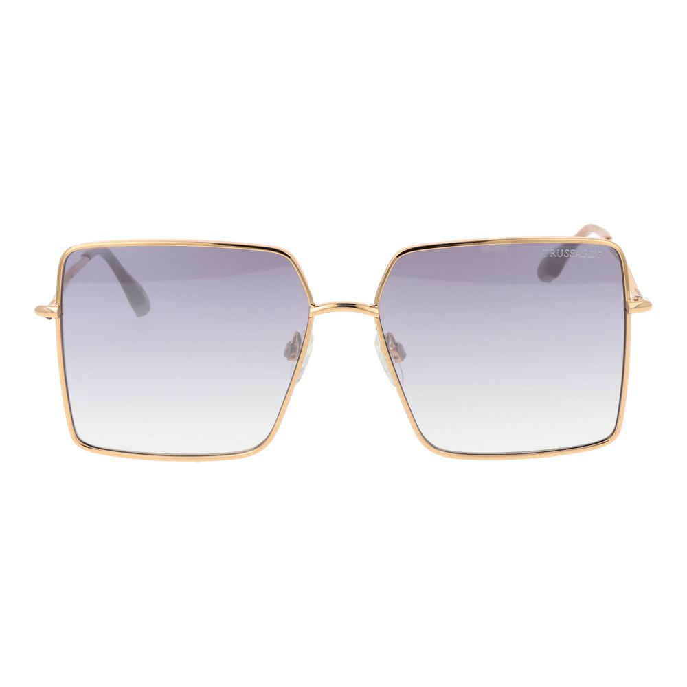 Trussardi Gold Stainless Steel Sunglasses Trussardi