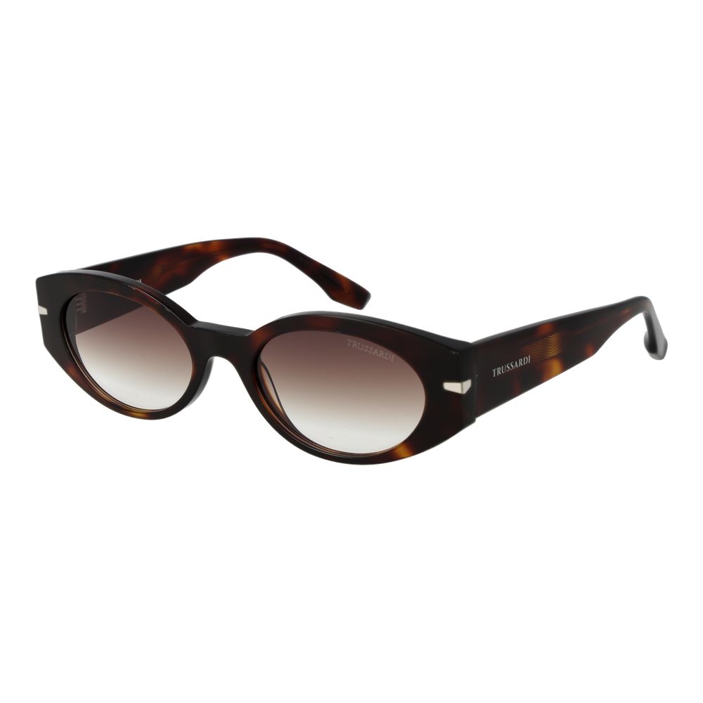 Trussardi Brown Acetate Sunglasses Trussardi