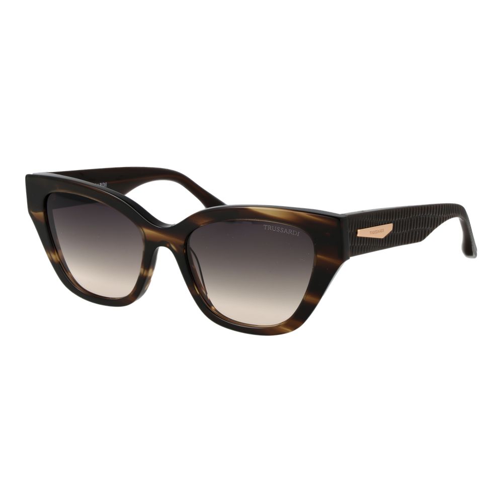 Trussardi Brown Acetate Sunglasses Trussardi