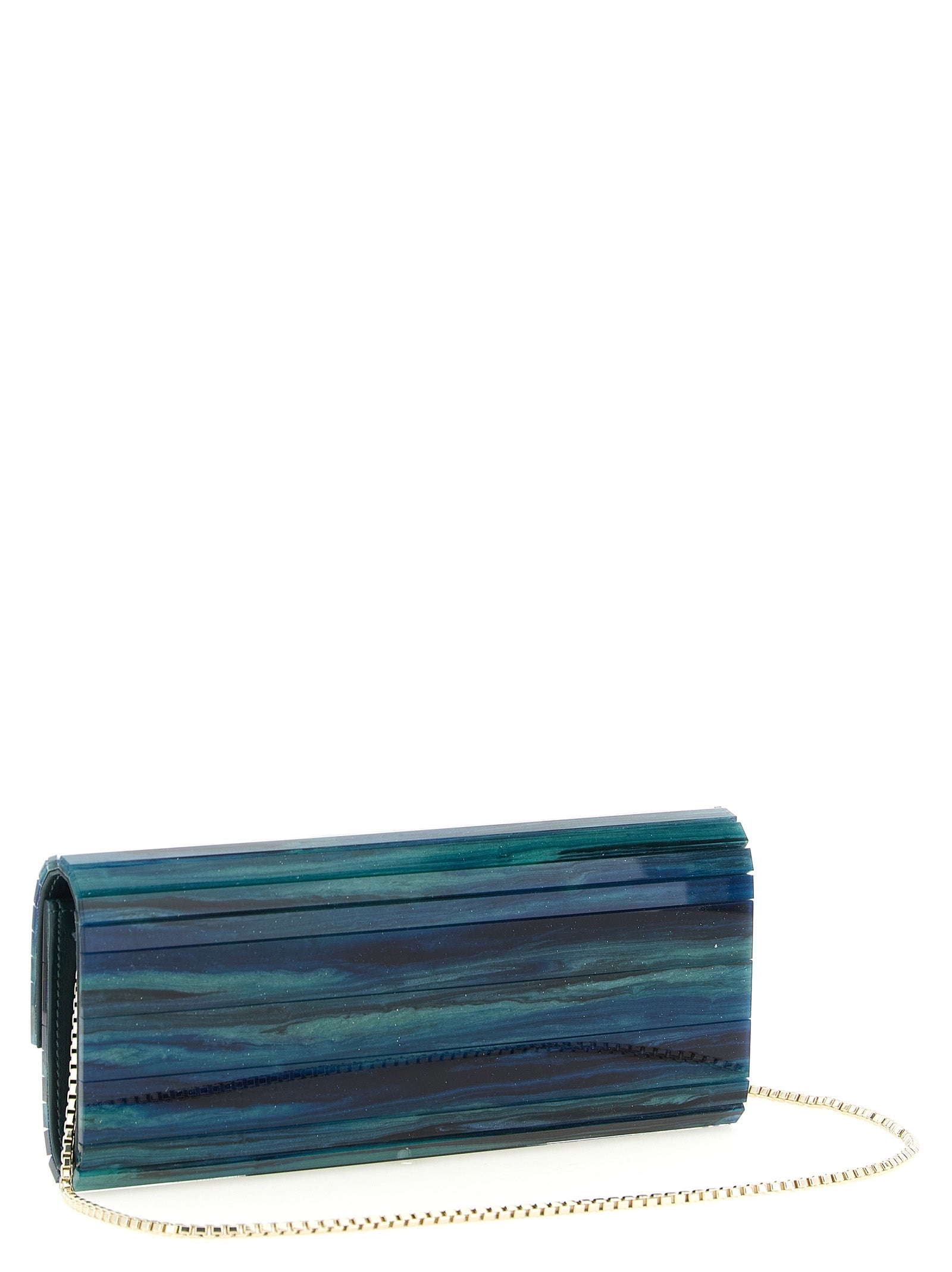 Jimmy Choo Bicolor Polyester Clutch Bag Jimmy Choo