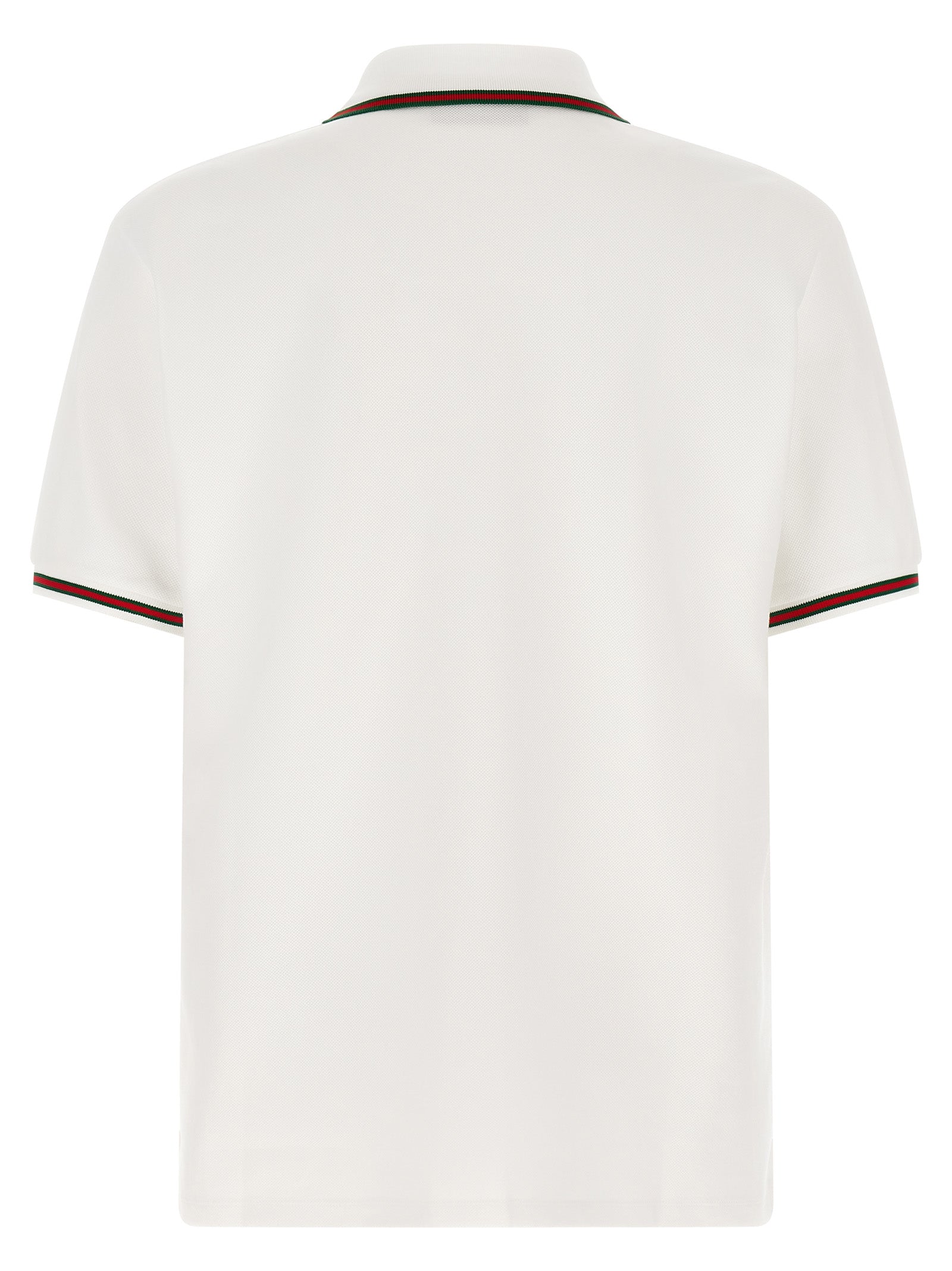Gucci White Cotton Polo Shirt Gucci