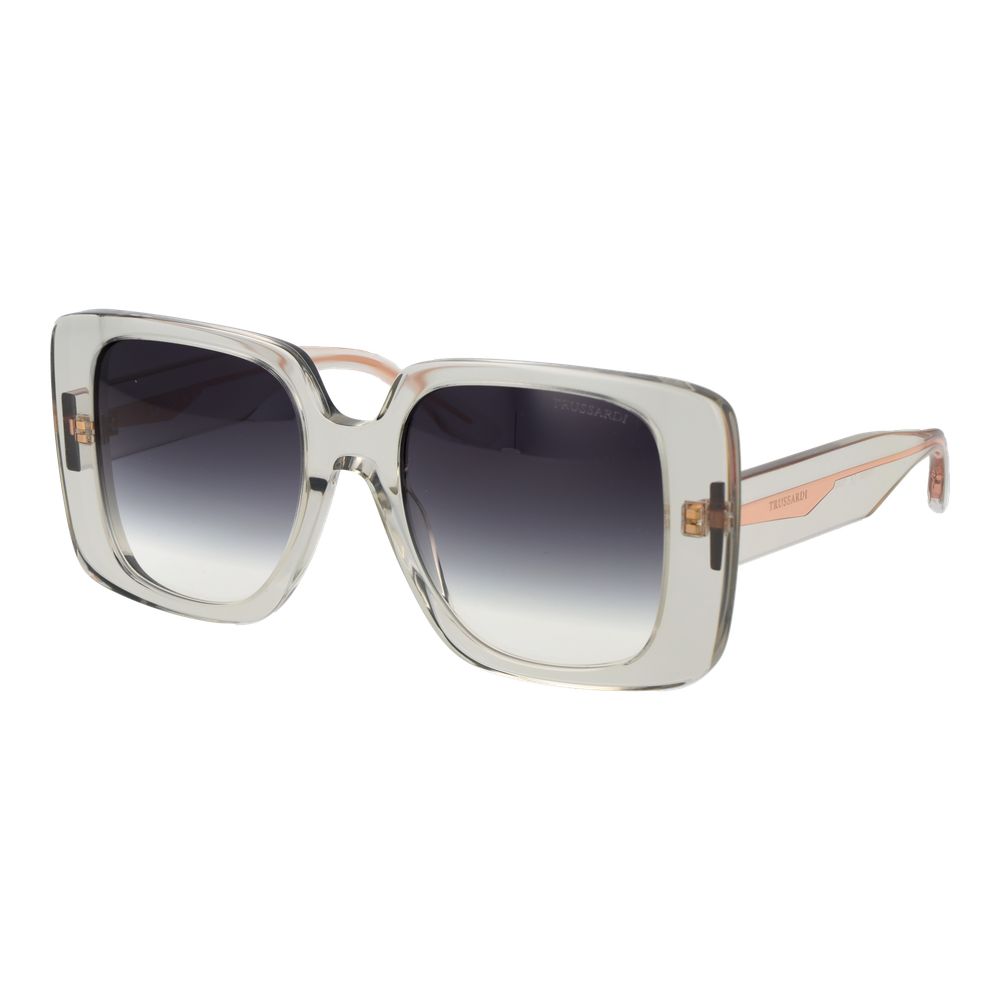 Trussardi Gray Acetate Sunglasses Trussardi
