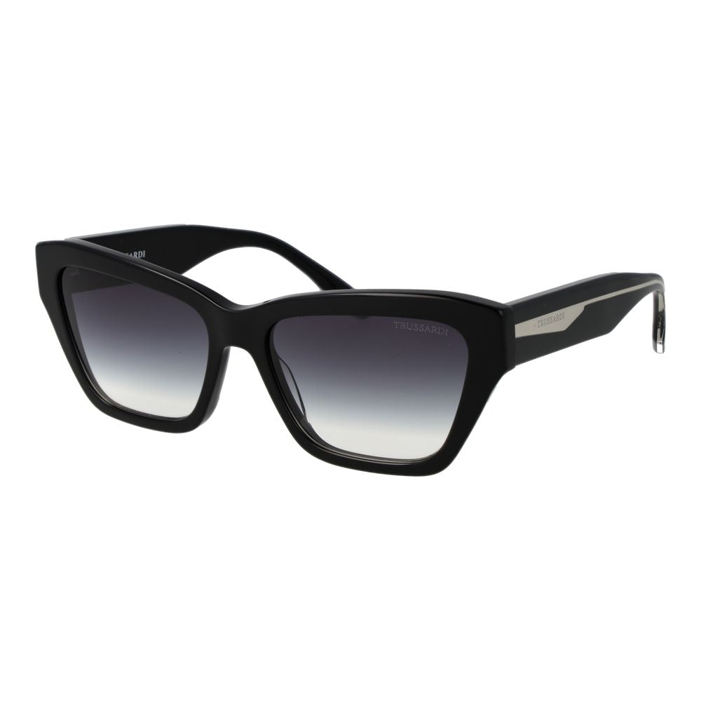 Trussardi Black Acetate Sunglasses Trussardi
