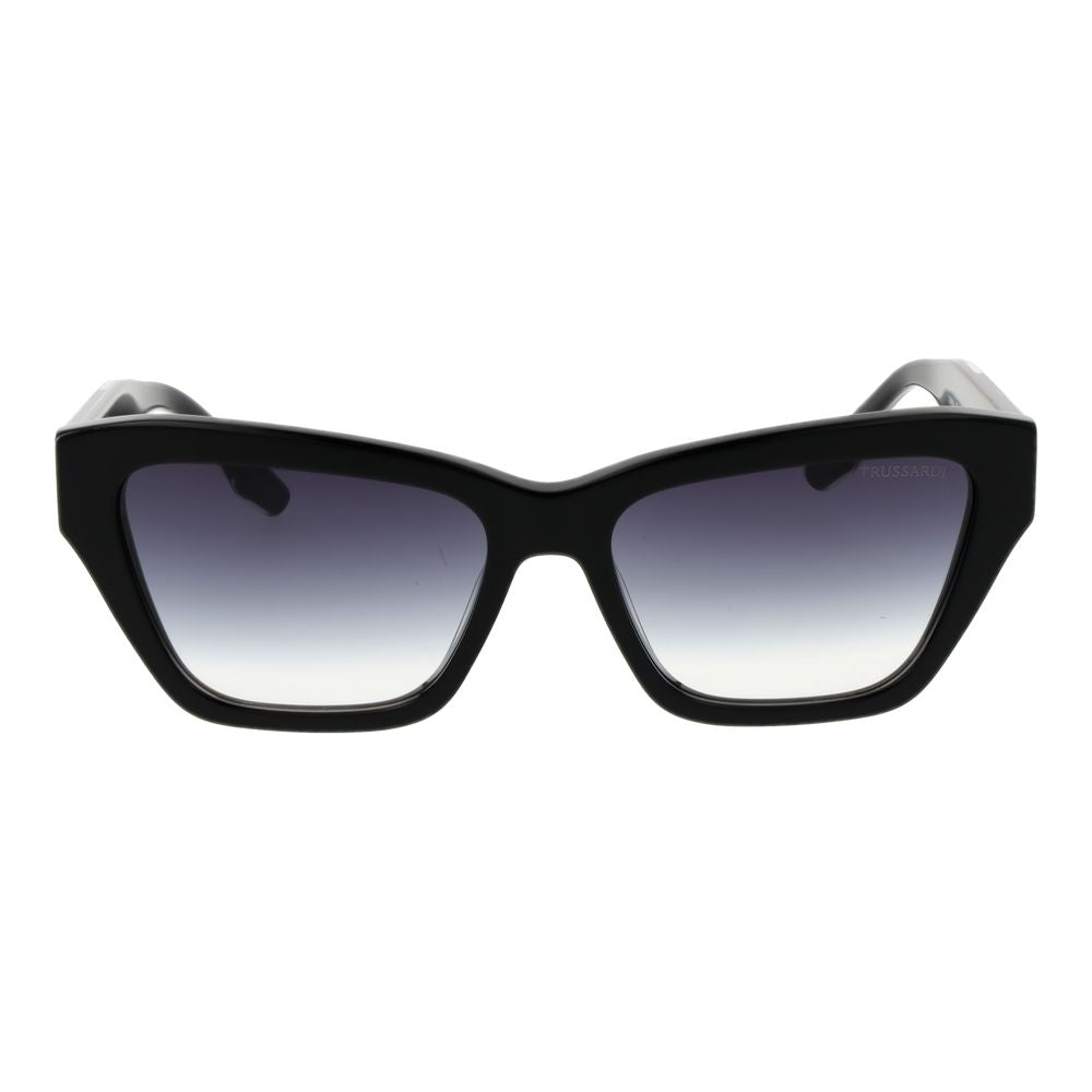 Trussardi Black Acetate Sunglasses Trussardi